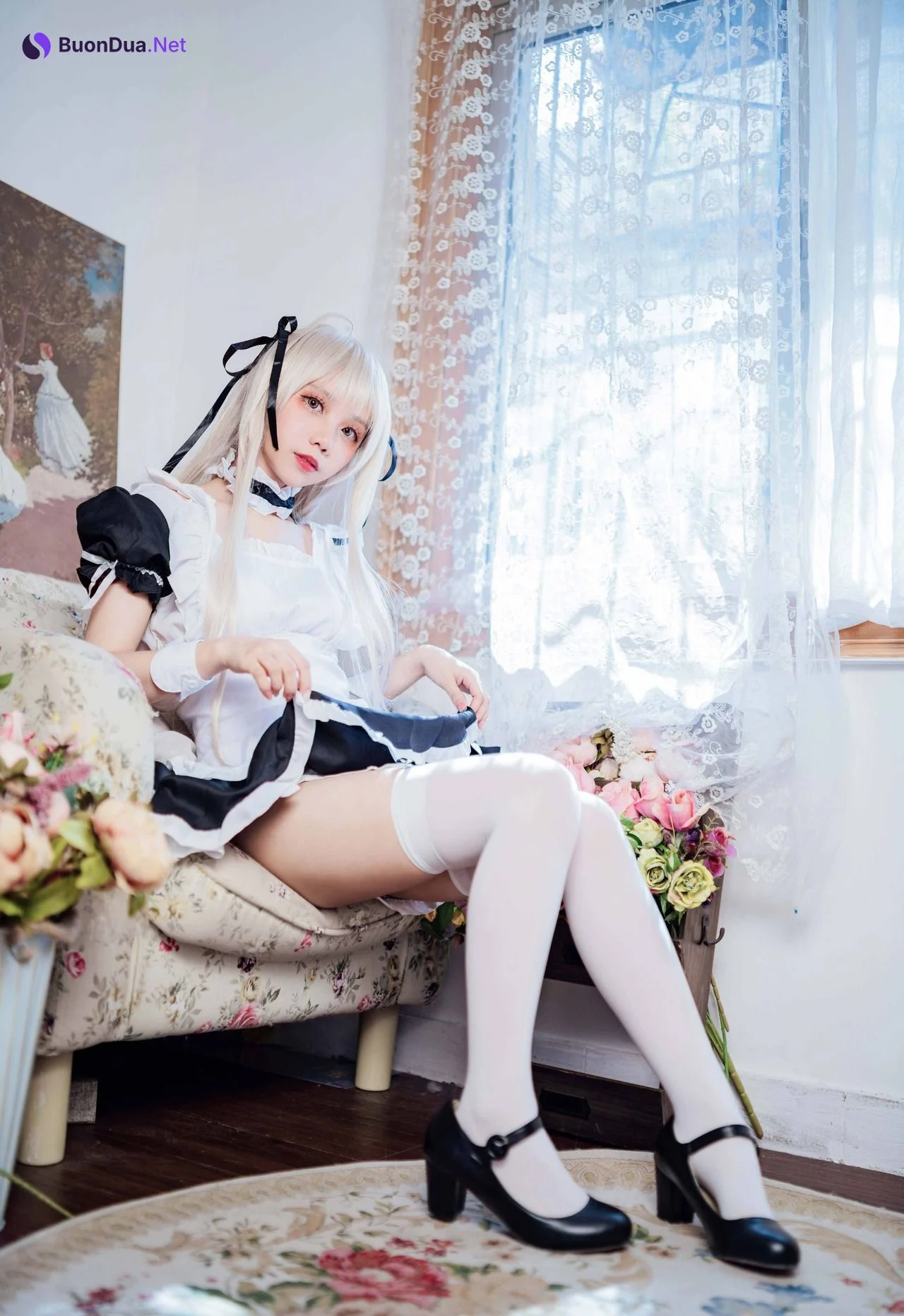 [果咩酱] Sora Kasugano 春日野穹 Maid Ver. - Photo 4