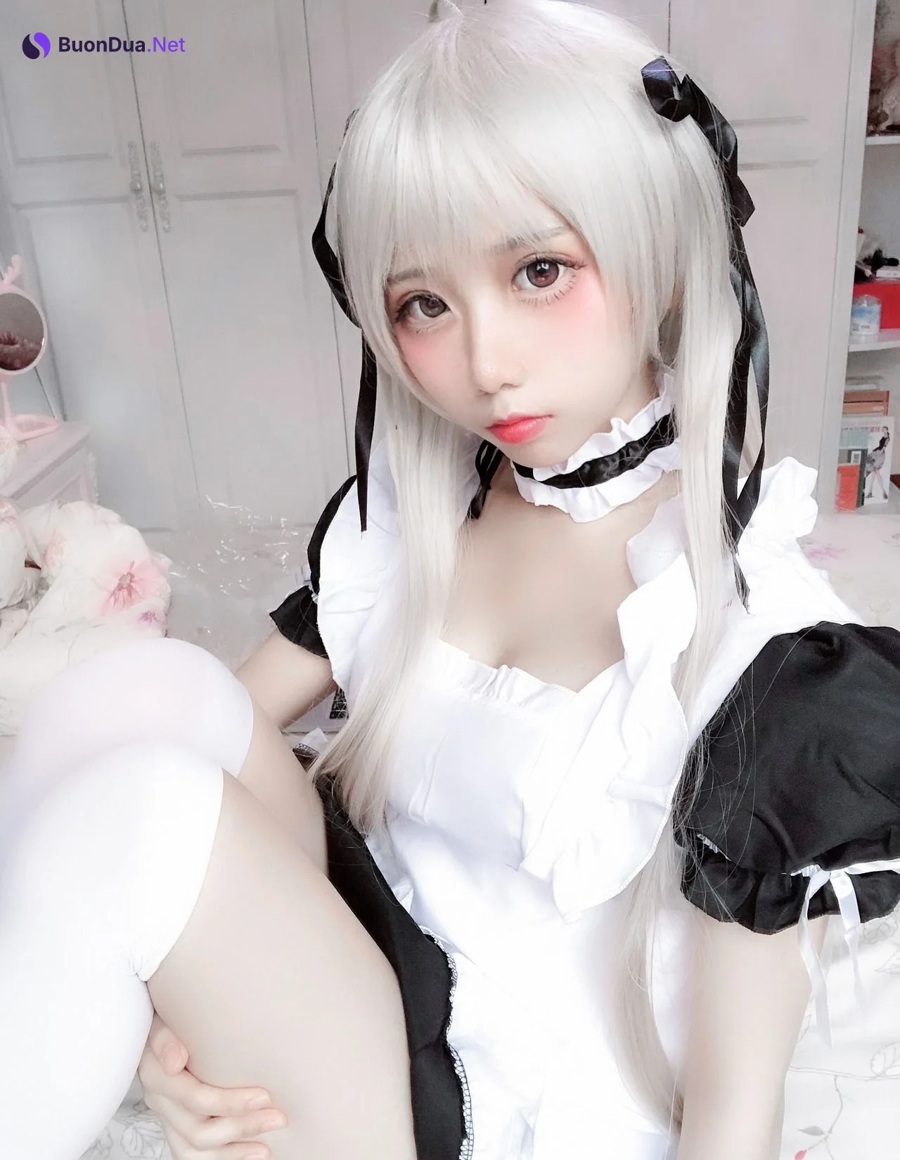 [果咩酱] Sora Kasugano 春日野穹 Maid Ver. - Photo 8