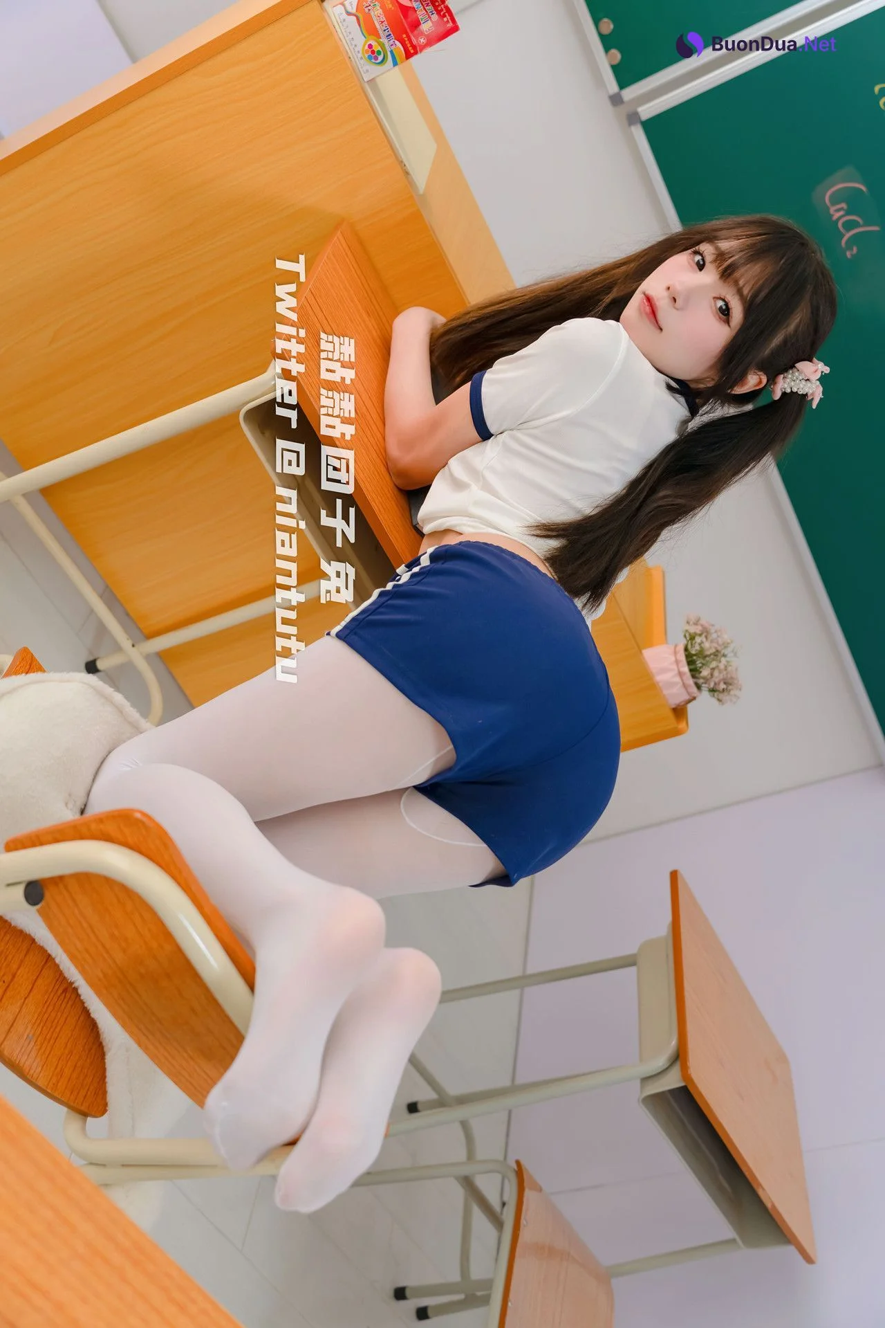 黏黏团子兔, 写真集 特别授课 Special Lecture - Photo 13