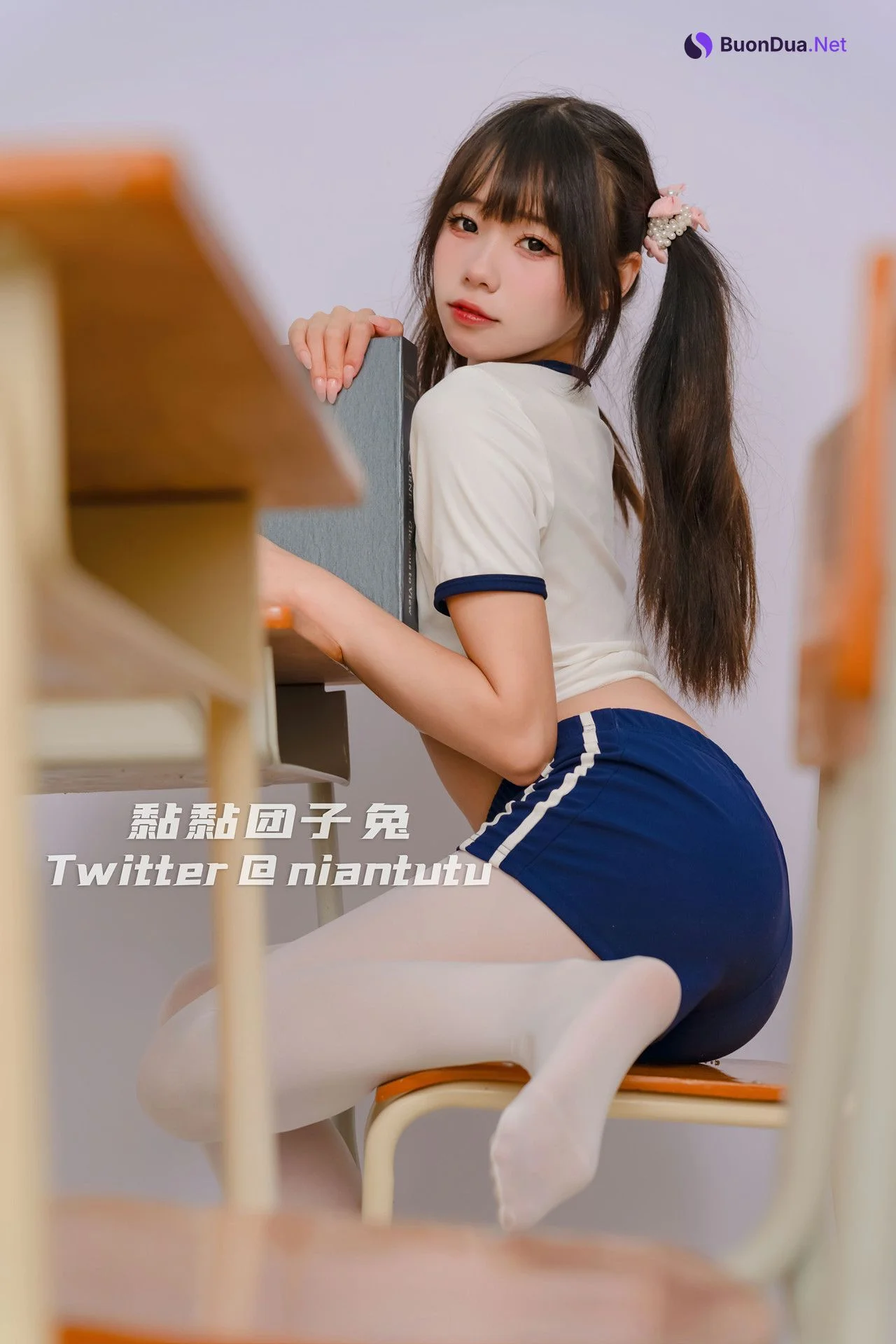黏黏团子兔, 写真集 特别授课 Special Lecture - Photo 6