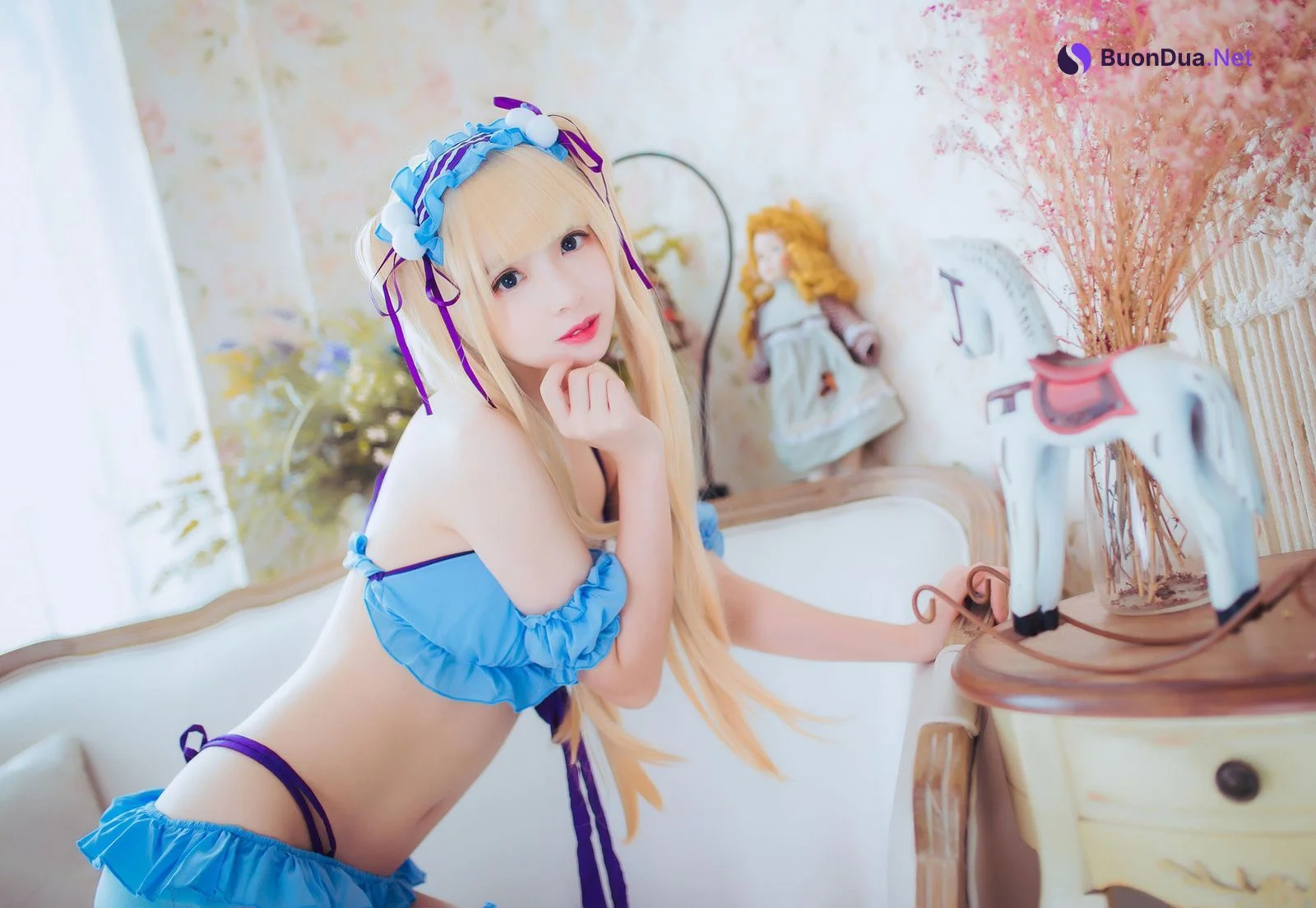 疯猫ss Cosplay 英梨梨 写真集 Eriri Saekano - Photo 12