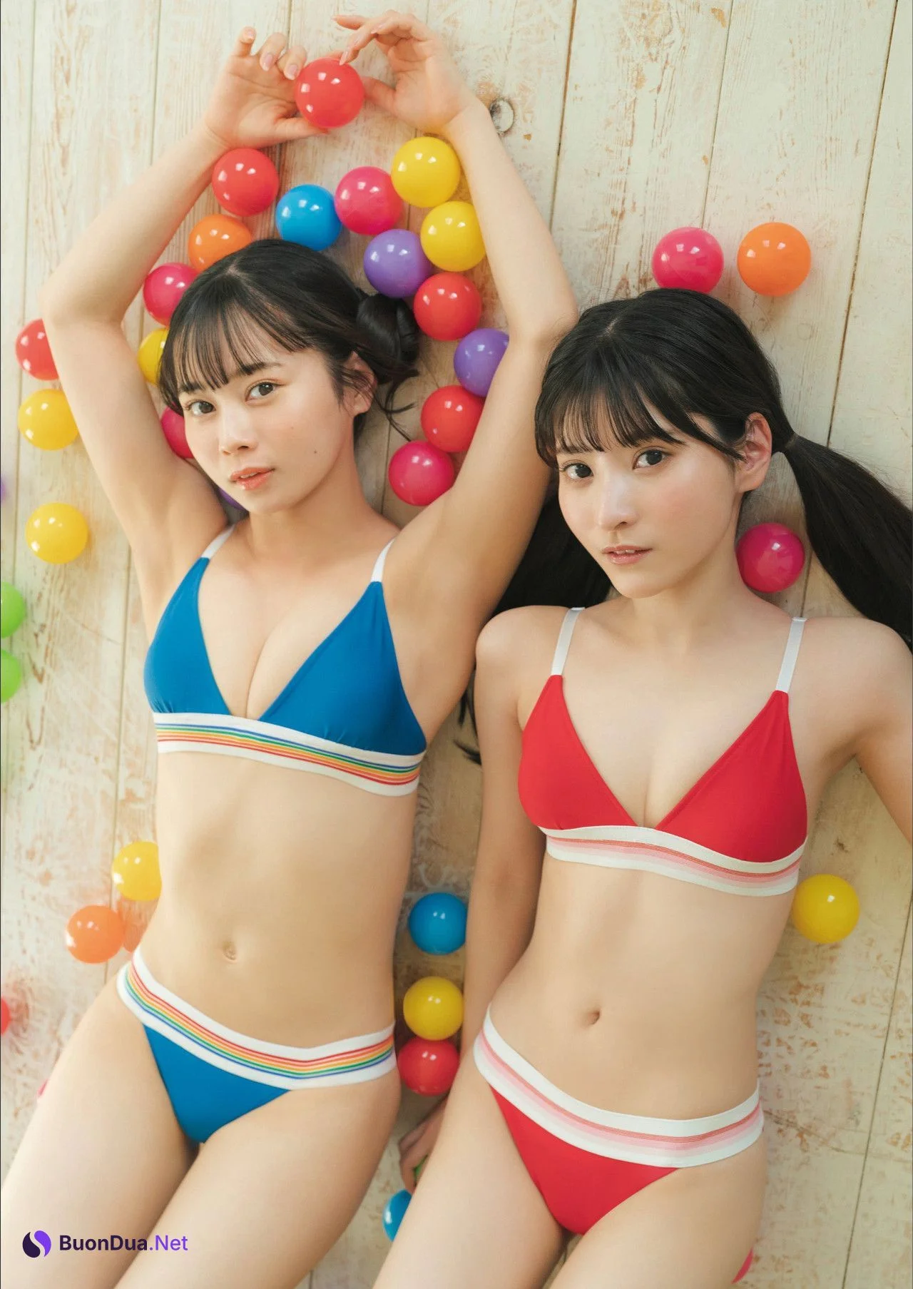 小鳥遊るい ＆ 近藤沙瑛子, STRIKE! デジタル写真集 「ふたりあそび」 Set.02 - 写真 20