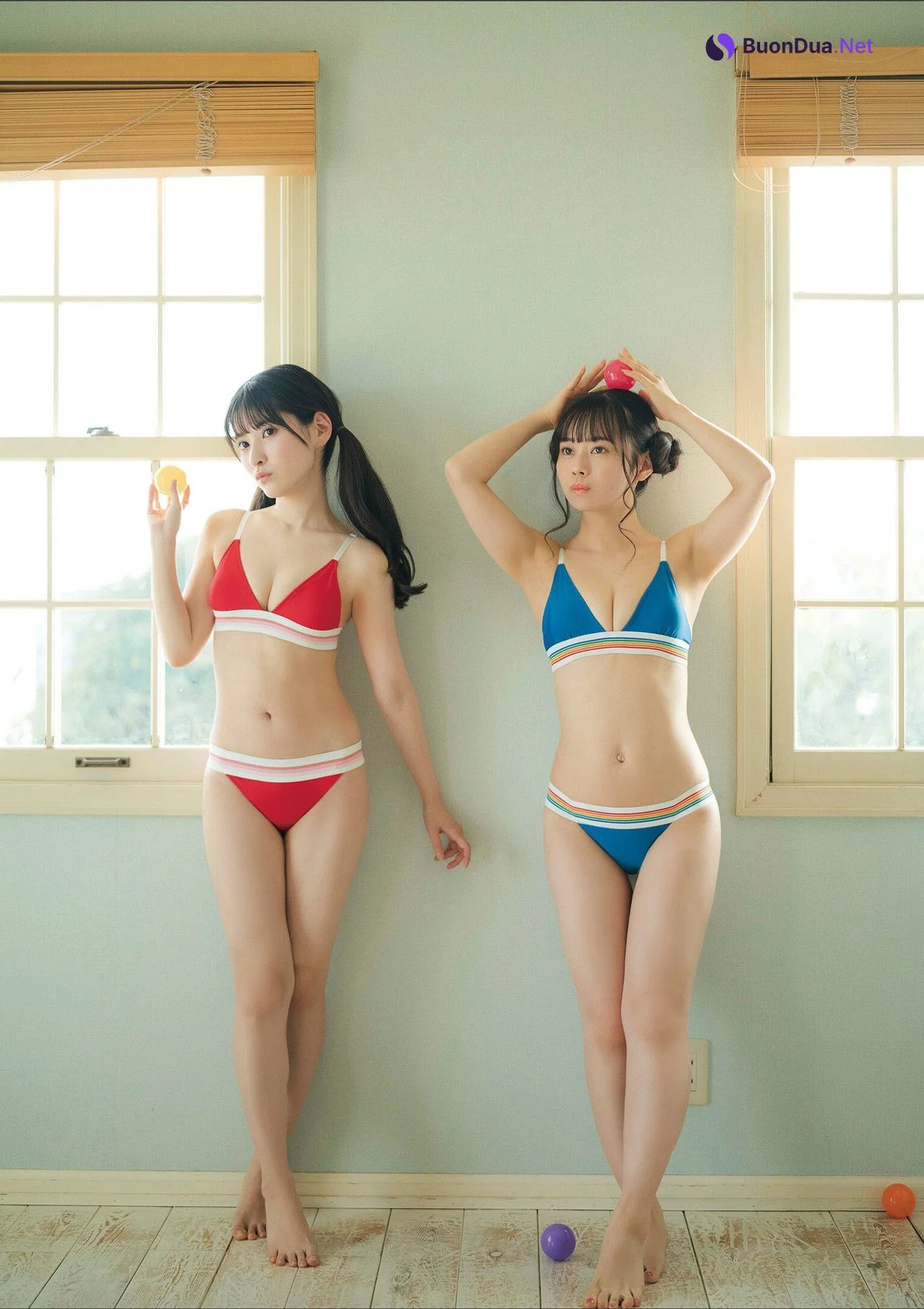 小鳥遊るい ＆ 近藤沙瑛子, STRIKE! デジタル写真集 「ふたりあそび」 Set.02 - 写真 9