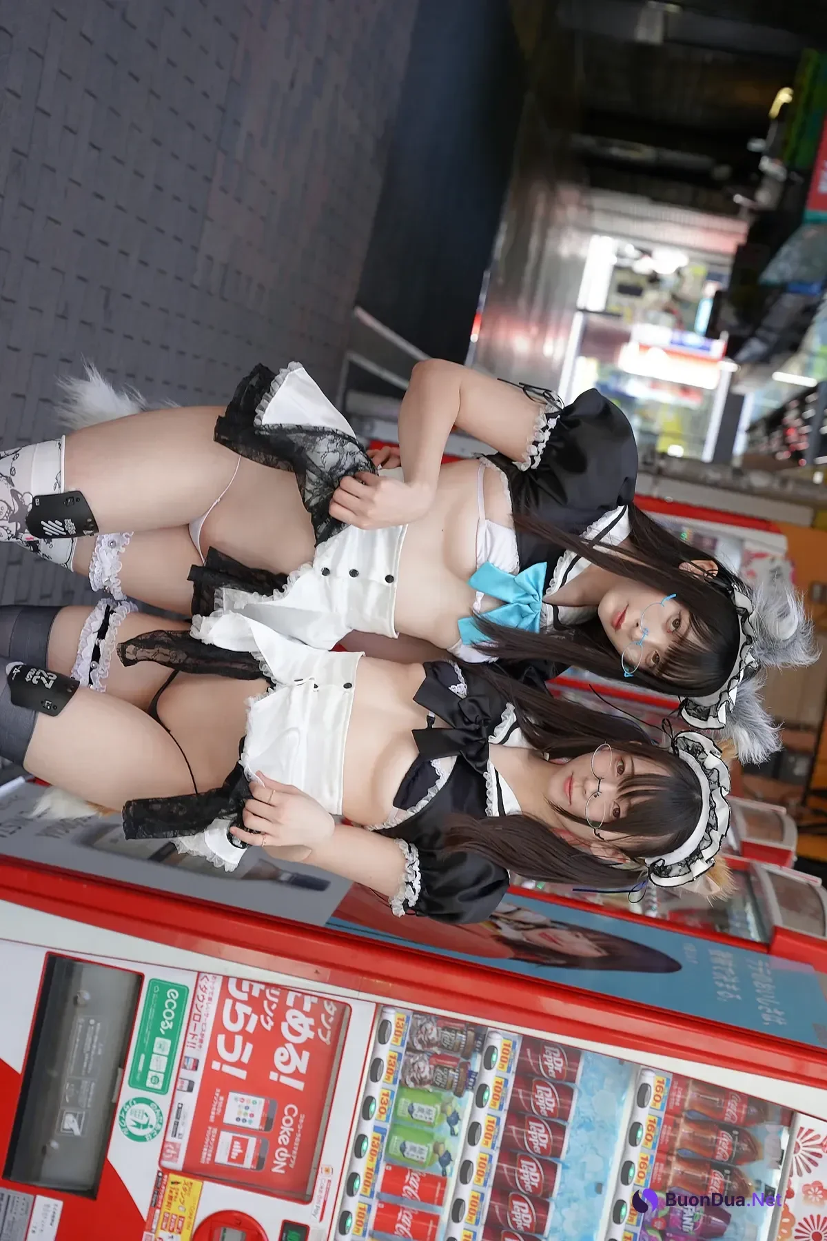 Sui Utatane うたたね翠, Mizuna Shione 水那しおね, 写真集 「野生のメイドがあらわれた！」 Set.01 - Photo 4