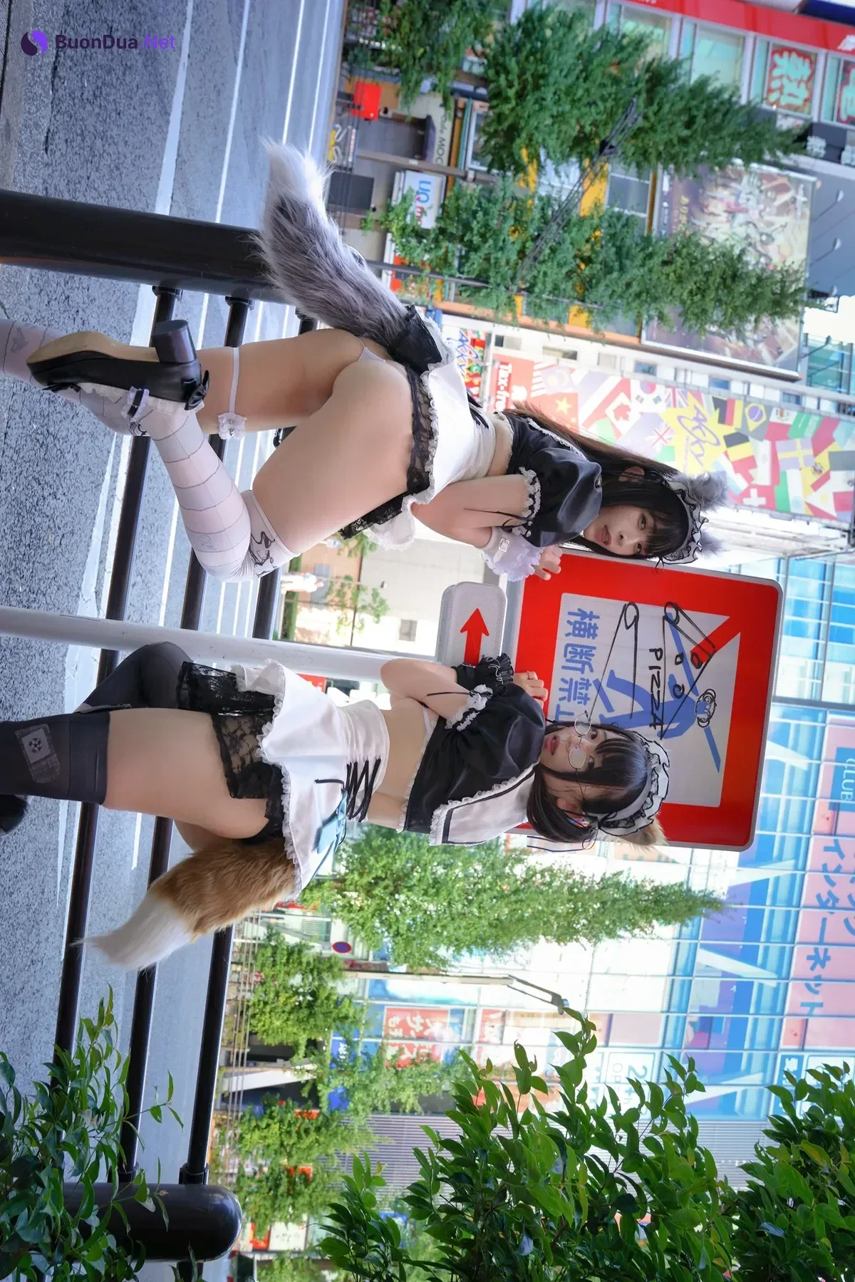Sui Utatane うたたね翠, Mizuna Shione 水那しおね, 写真集 「野生のメイドがあらわれた！」 Set.02 - Photo 3