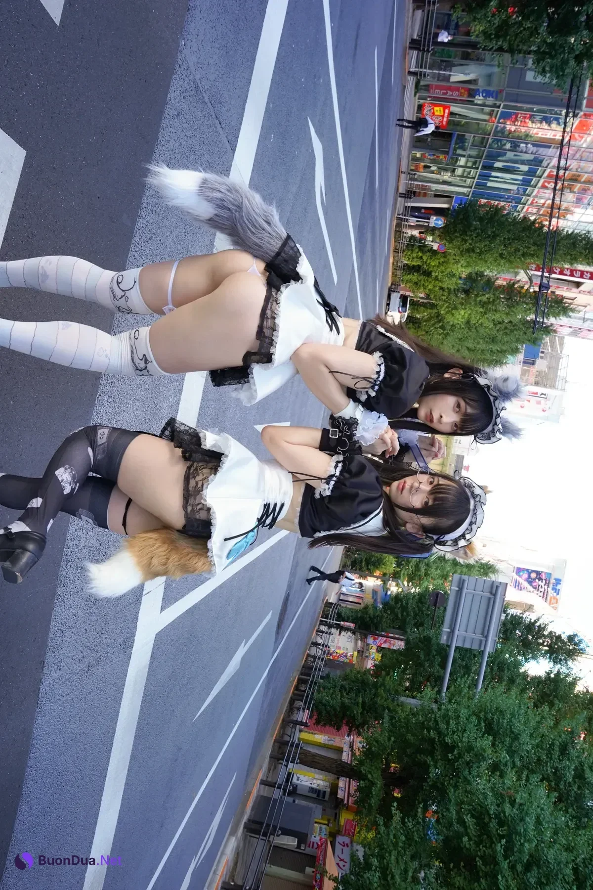 Sui Utatane うたたね翠, Mizuna Shione 水那しおね, 写真集 「野生のメイドがあらわれた！」 Set.02 - Photo 7
