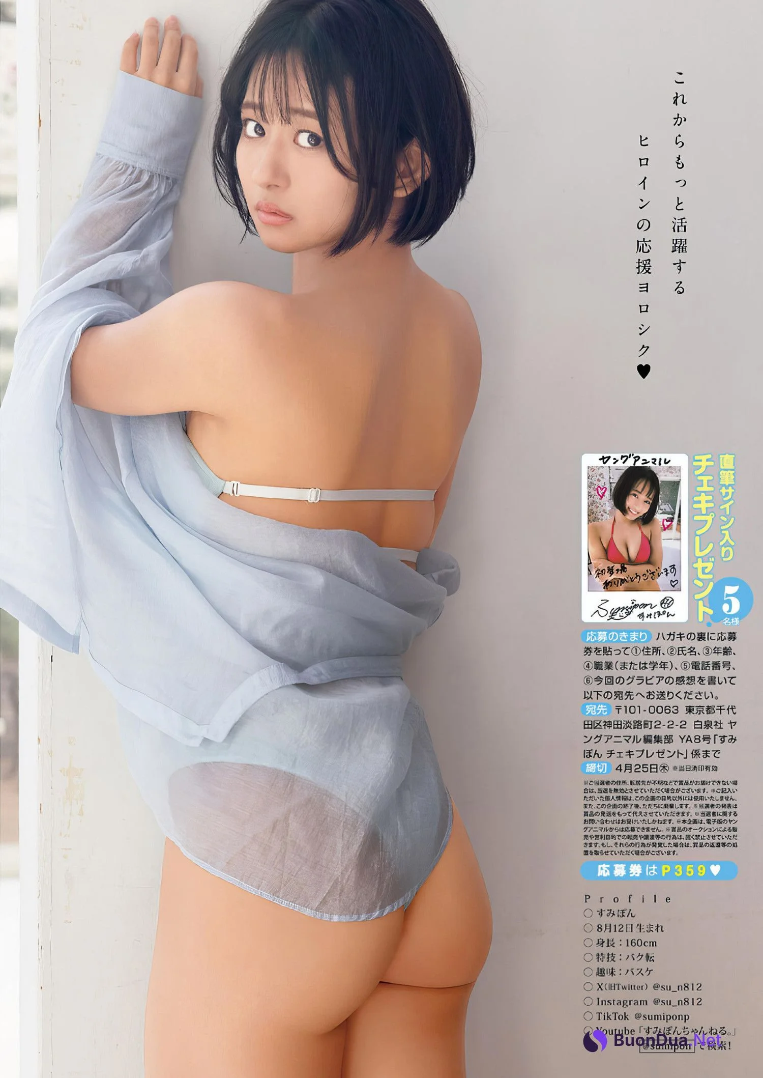 Sumipon すみぽん, Young Animal 2024 No.08 (ヤングアニマル 2024年8号) - Photo 8