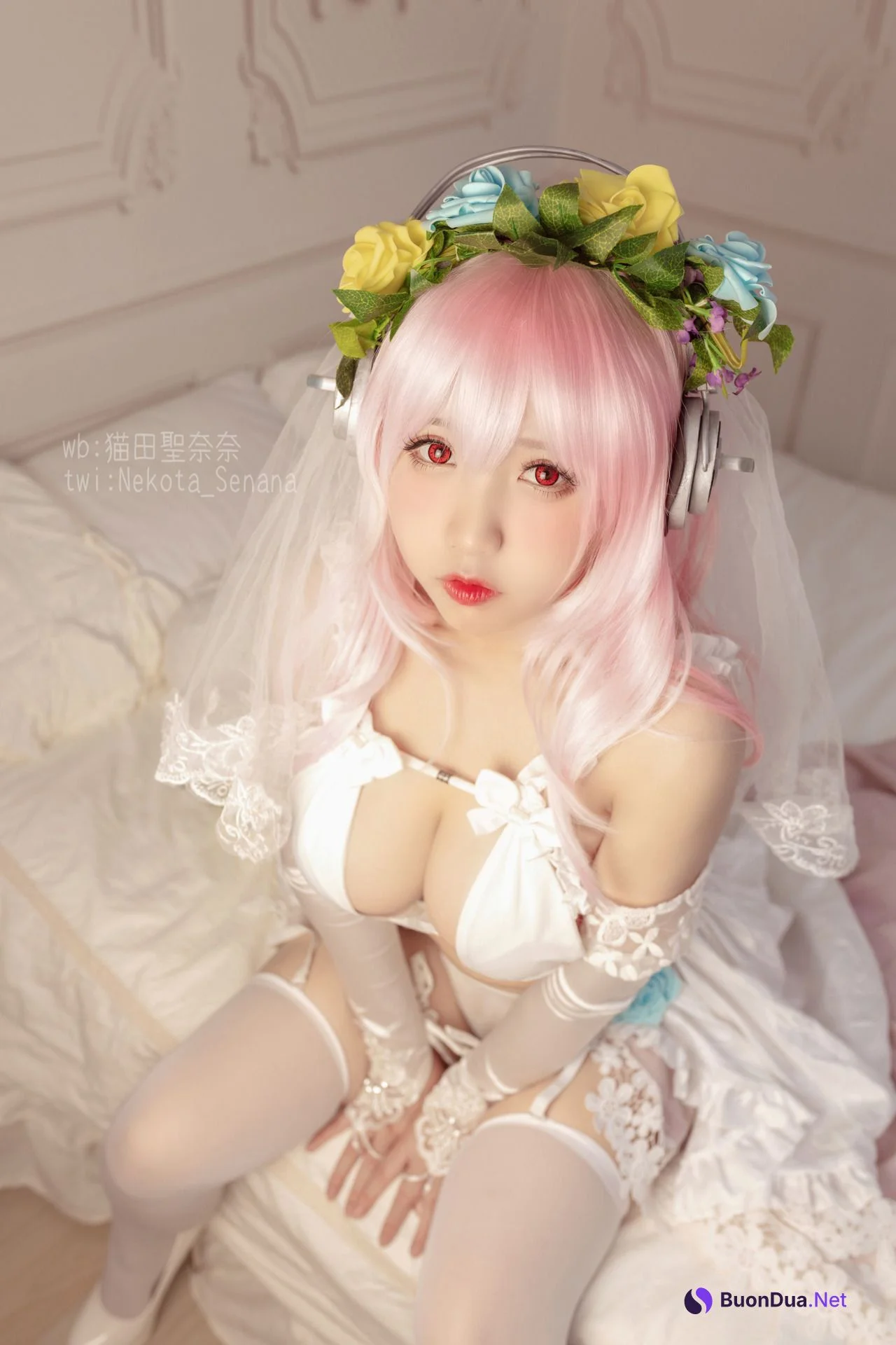 [猫田圣奈奈] 索尼子十周年花嫁 Super Sonico - Photo 4