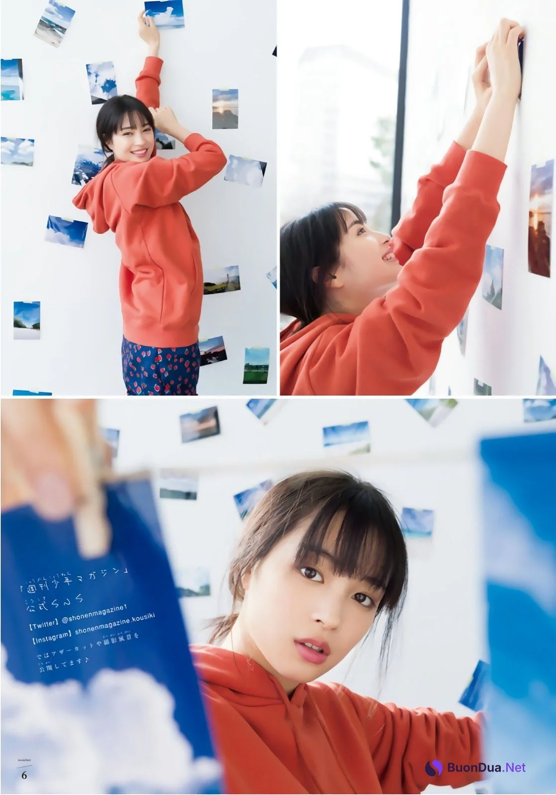 Suzu Hirose 広瀬すず, Shonen Magazine 2019 No.17 (少年マガジン 2019年17号) - Photo 14