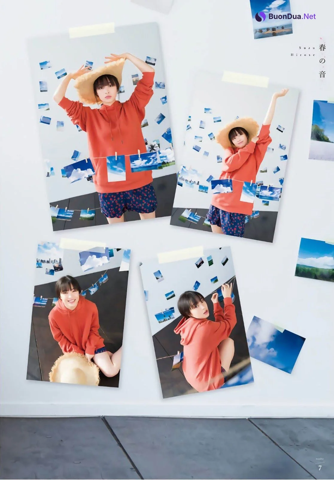 Suzu Hirose 広瀬すず, Shonen Magazine 2019 No.17 (少年マガジン 2019年17号) - Photo 15