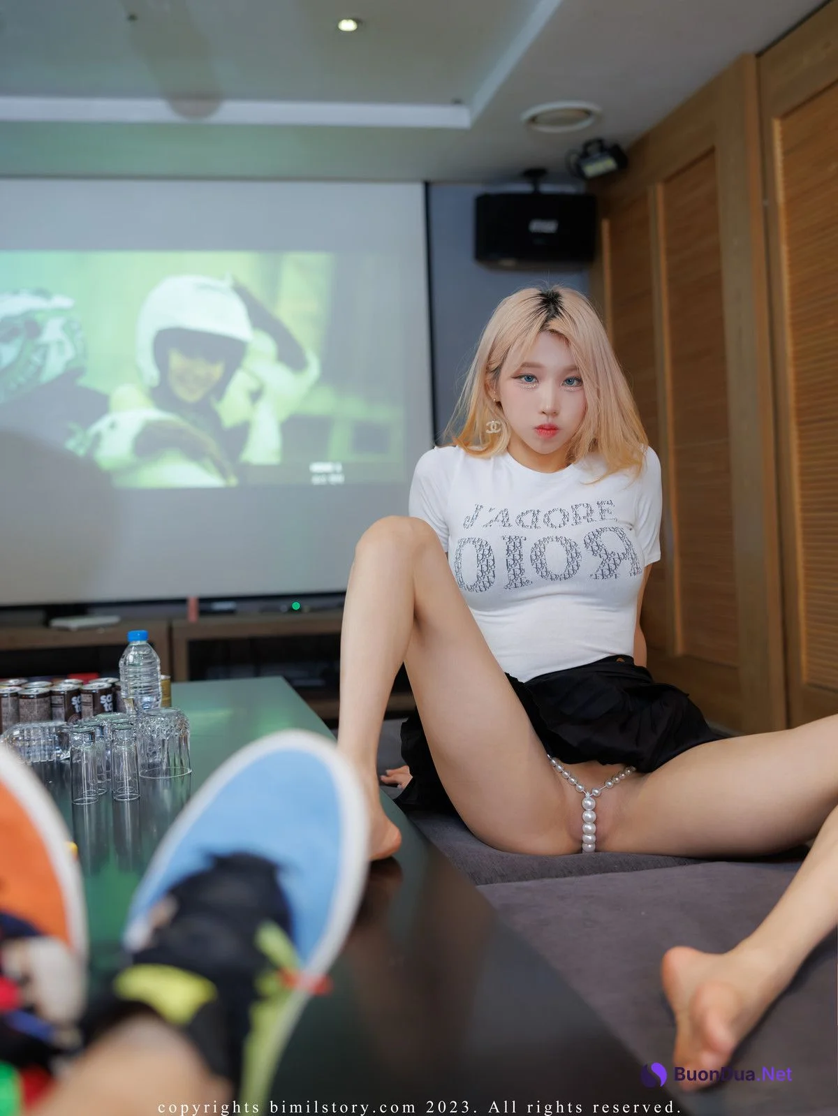 Taeri 태리, [Bimilstory] Karaoke Girl Bead Panty Set.01 - Photo 2
