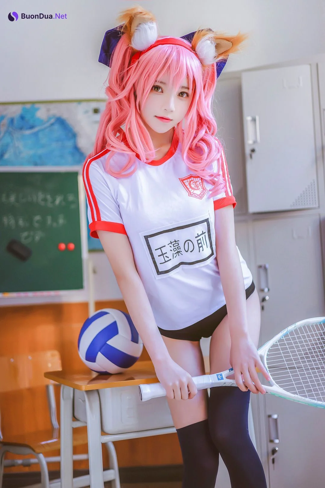 [桜桃喵] 玉藻前体操服 Tamamo no Mae - Photo 12