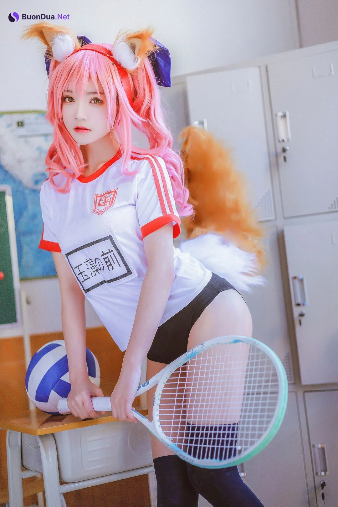 [桜桃喵] 玉藻前体操服 Tamamo no Mae - Photo 13