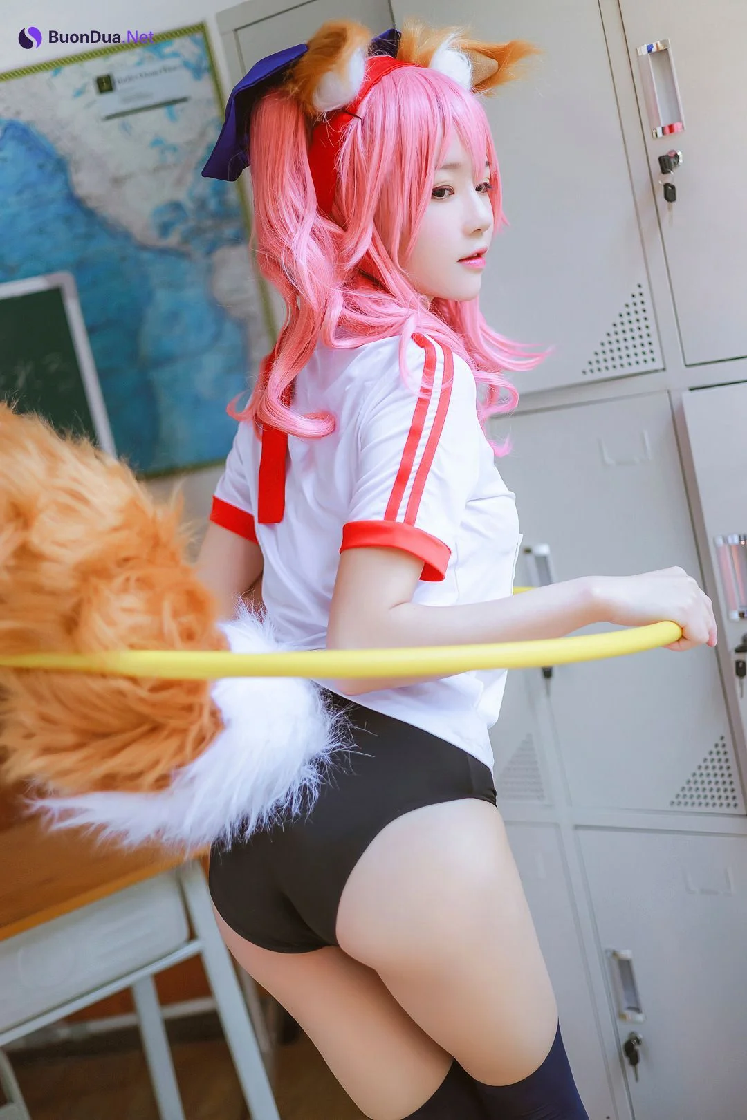 [桜桃喵] 玉藻前体操服 Tamamo no Mae - Photo 3