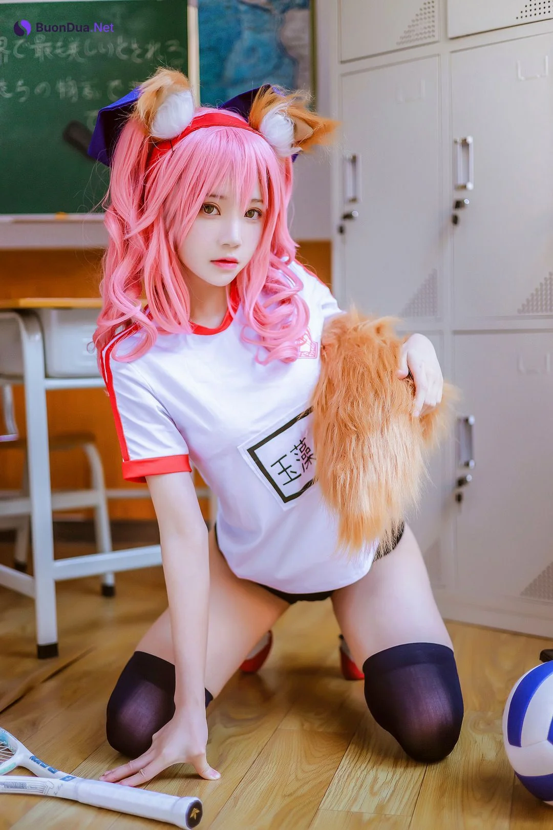 [桜桃喵] 玉藻前体操服 Tamamo no Mae - Photo 7