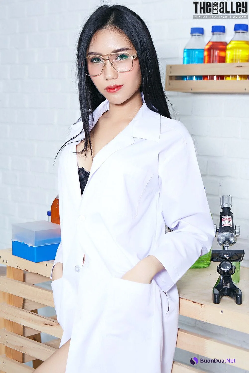 [The Black Alley] Evelynne Photo Set.02 (2021.08.23) - 사진 17