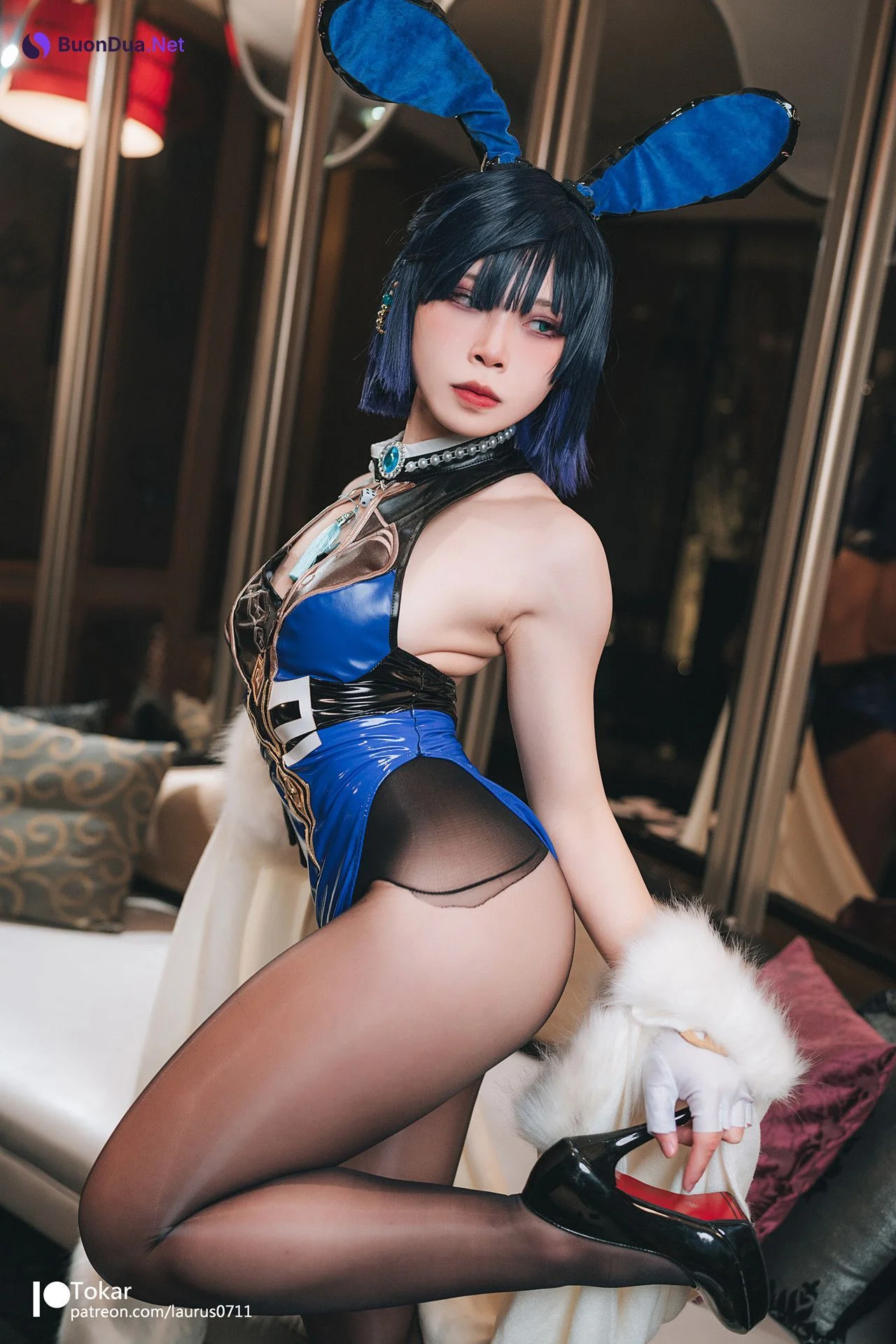 Tokar浵卡, 写真集 夜阑(兔女郎ver) Yelab (Bunny ver) - Photo 4