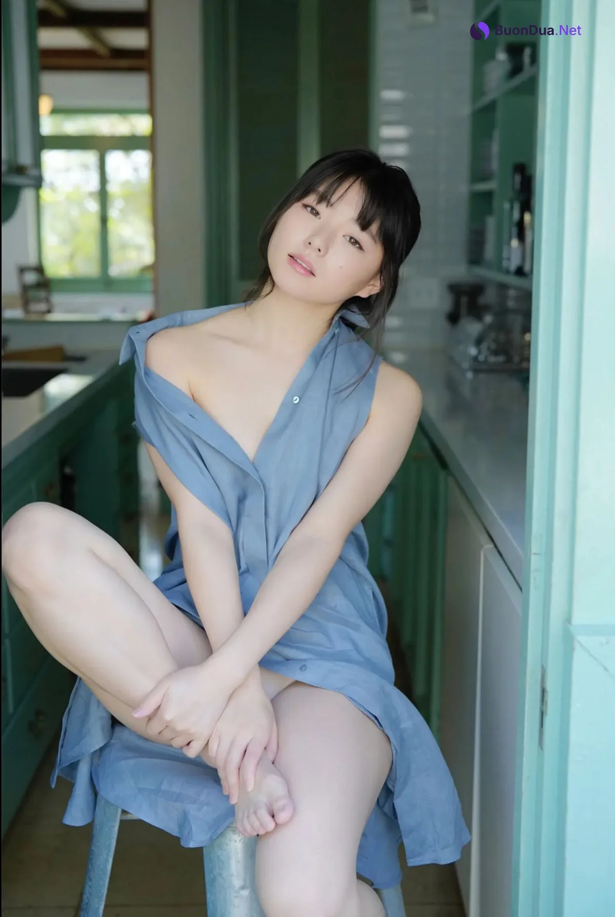 Tsubasa Hazuki 葉月つばさ, ＦＲＩＤＡＹデジタル写真集 「危ないベビーフェイス BLUE 完全版」 Set.01 - Photo 4