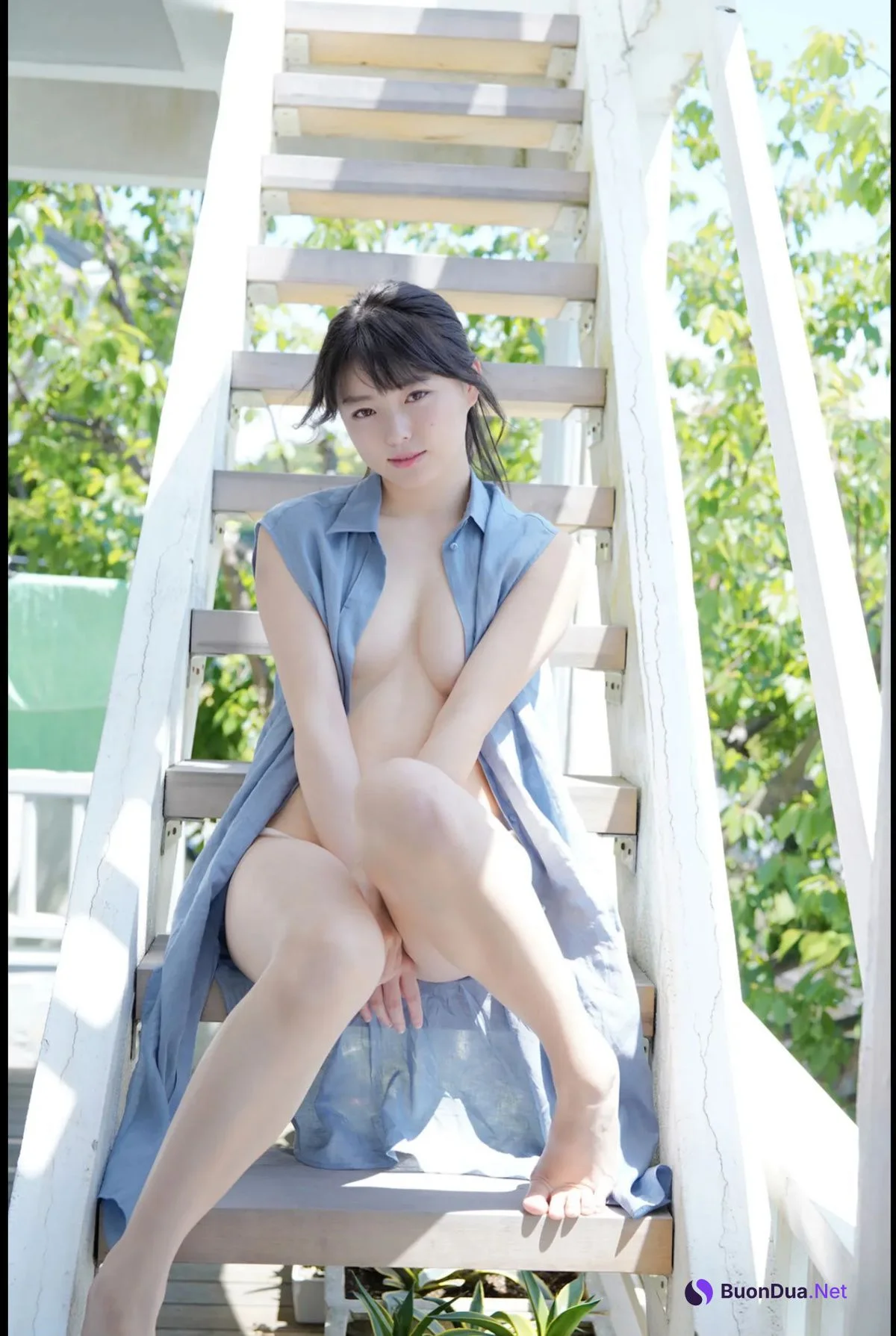 Tsubasa Hazuki 葉月つばさ, ＦＲＩＤＡＹデジタル写真集 「危ないベビーフェイス BLUE 完全版」 Set.01 - Photo 8