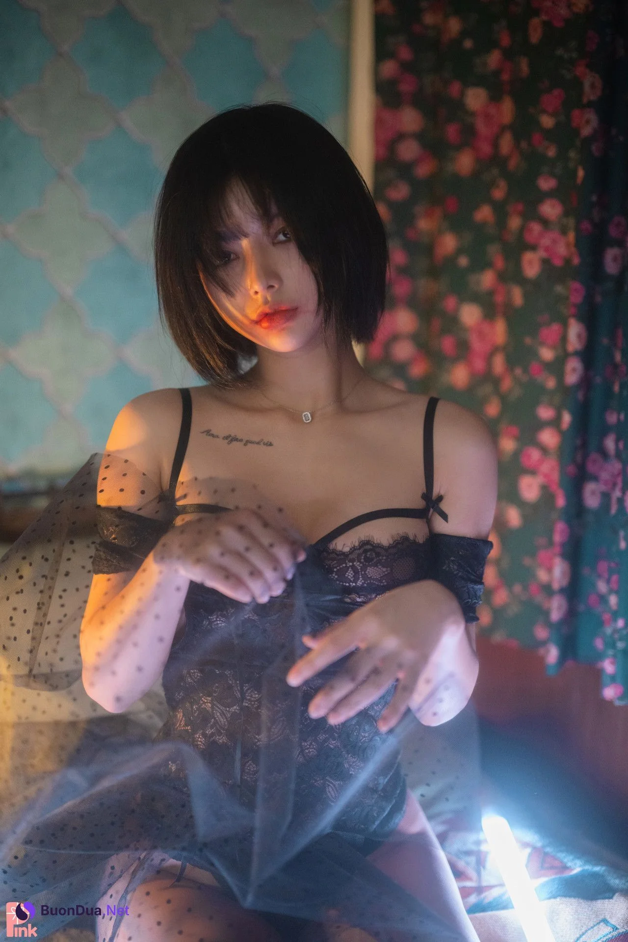 U.Hwa 은유화, [PINK] Mood Black Set.02 - รูปภาพ 4