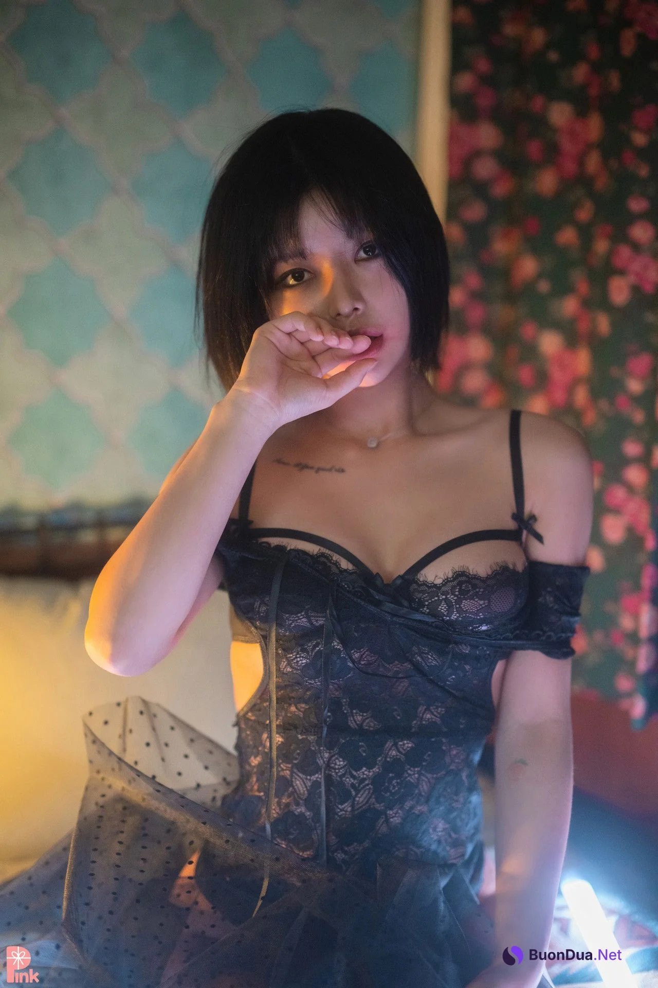 U.Hwa 은유화, [PINK] Mood Black Set.02 - รูปภาพ 5