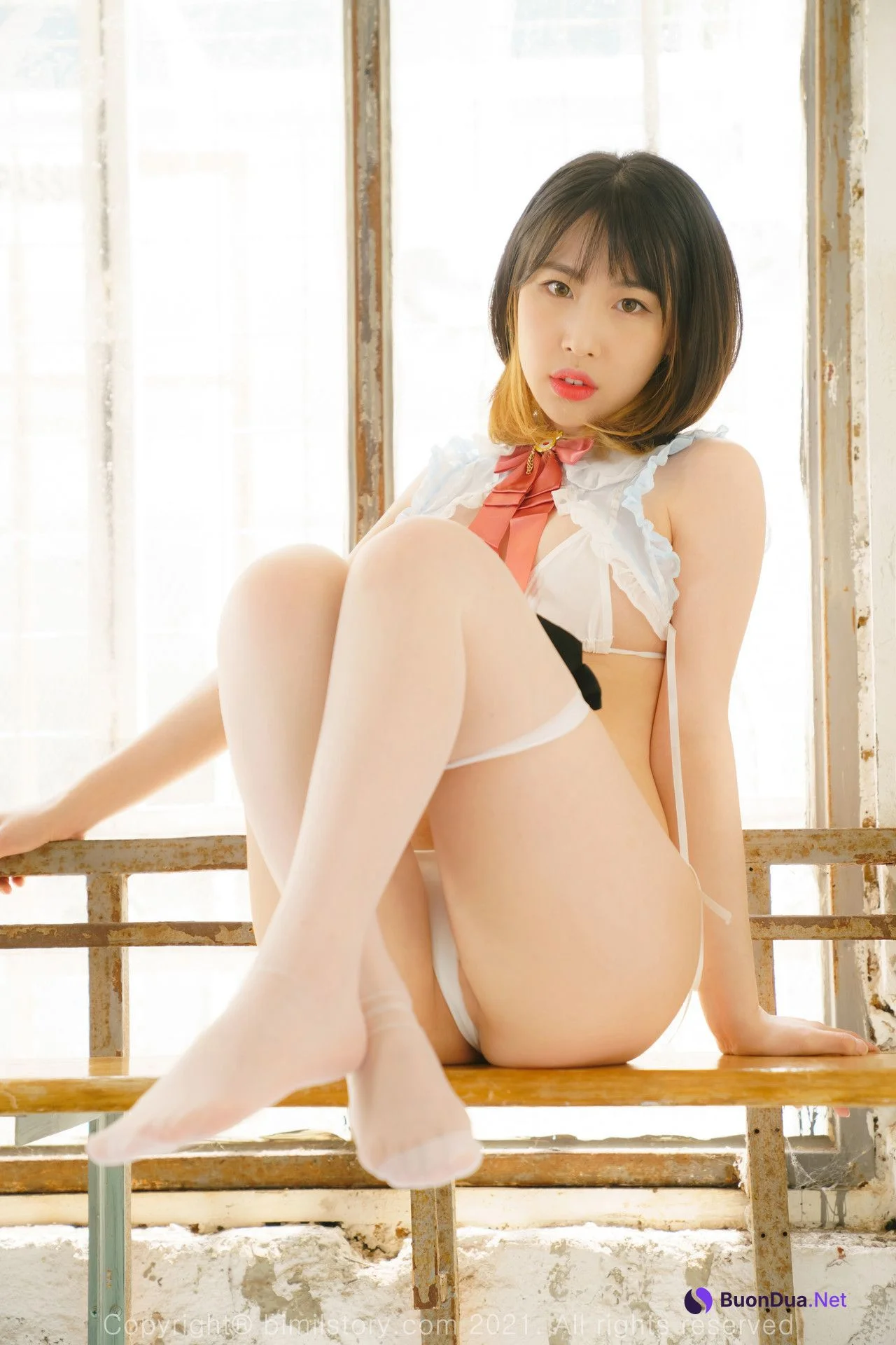 Uhye 이유혜, [Bimilstory] No.01 Cute Maid Set.01 - Photo 14