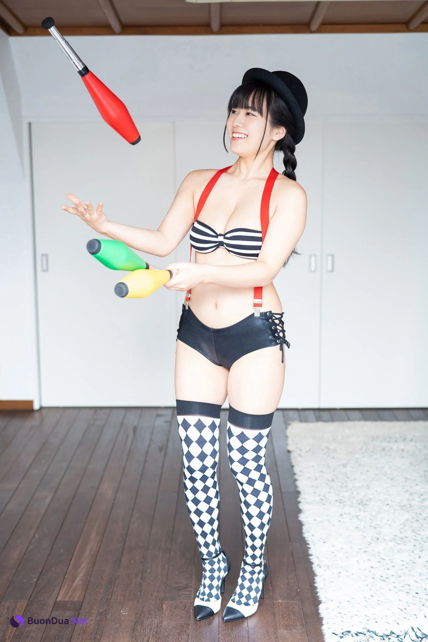 Umi Shinonome 東雲うみ, ヤンマガWeb 東雲うみが水着で弓道 2021.03 Set.02 - Photo 2