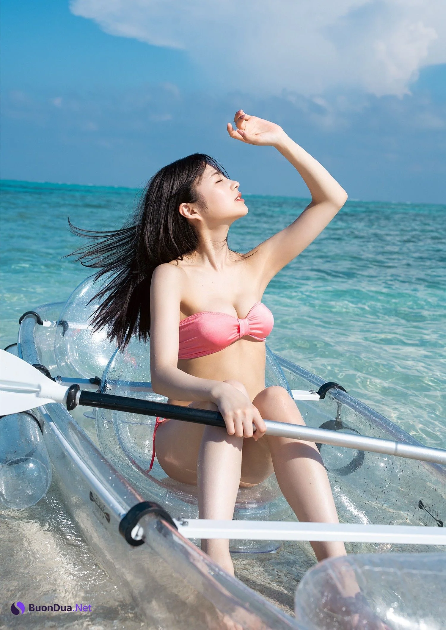 USA 宇咲, デジタル限定 YJ Photo Book 「アイドル見習い沖縄武者修行中。」 Set.01 - Photo 18