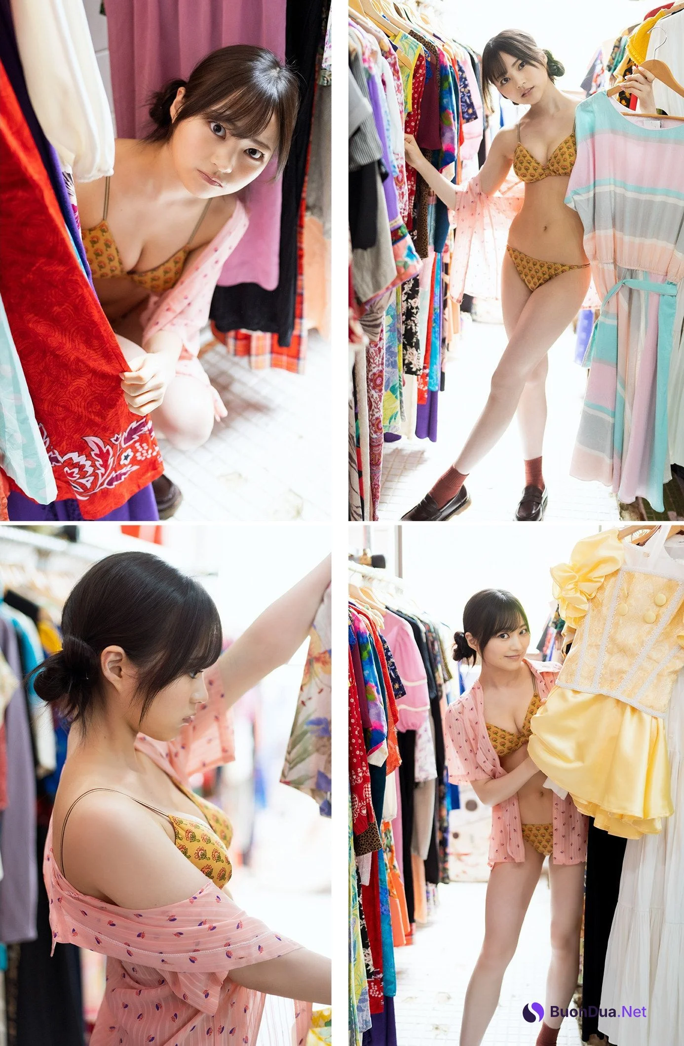 USA 宇咲, デジタル限定 YJ Photo Book 「古着屋バイトで、将来の夢を発見！？」 Set.02 - Photo 12