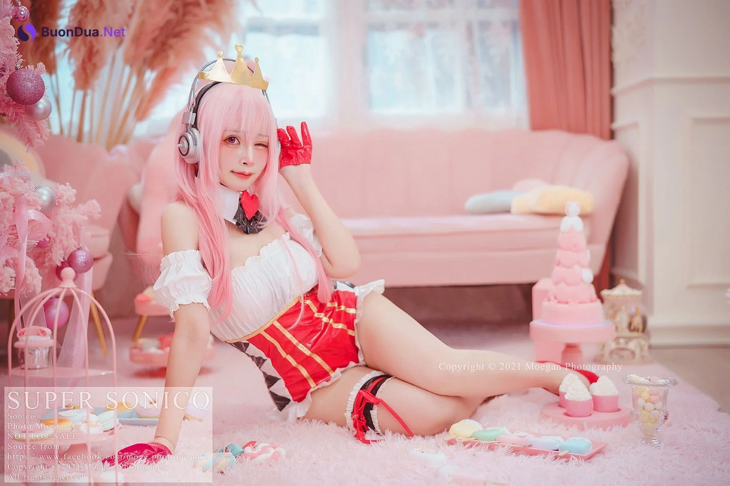 [野兔_Usako] Sonico, Queen of Hearts Ver. (すーぱーそに子) - Photo 3