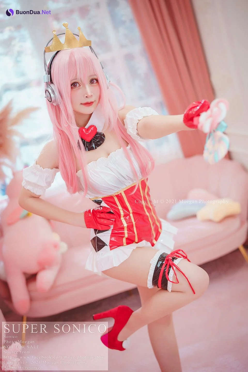 [野兔_Usako] Sonico, Queen of Hearts Ver. (すーぱーそに子) - Photo 4