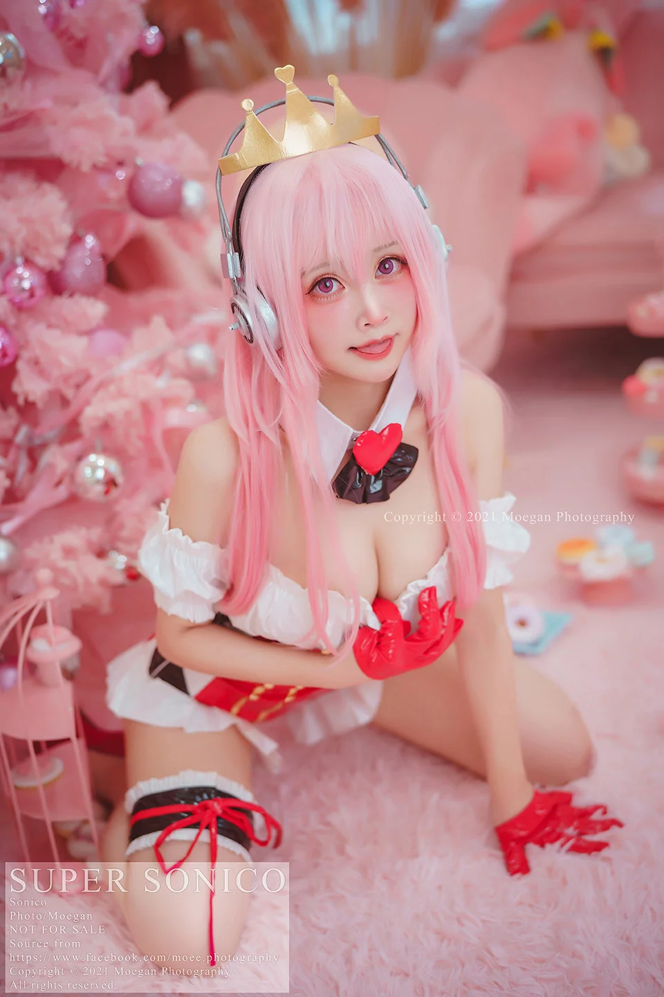[野兔_Usako] Sonico, Queen of Hearts Ver. (すーぱーそに子)