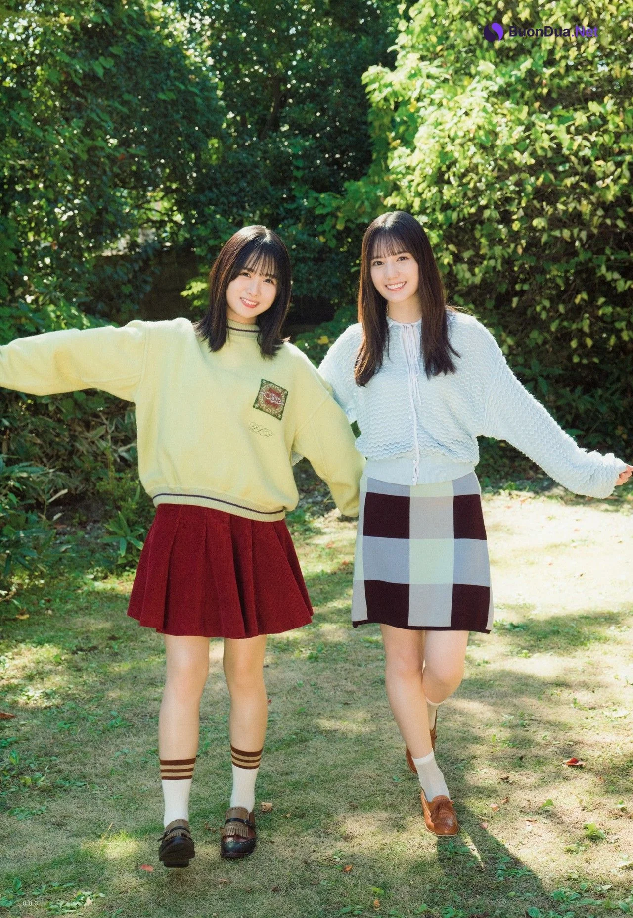 小坂菜緒・上村ひなの, UTB 2024.01 Vol.333 (アップトゥボーイ 2024年1月号) - รูปภาพ 4