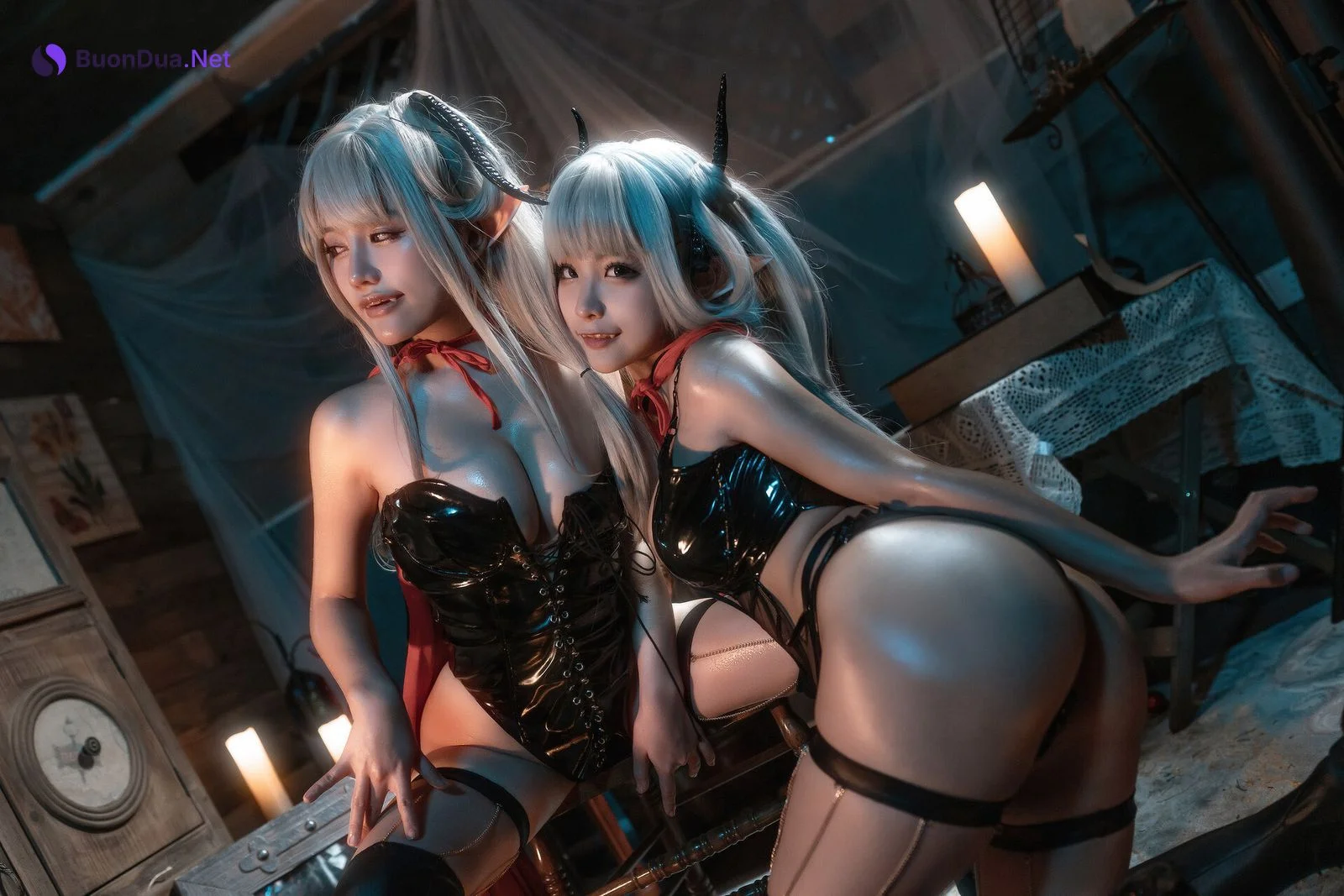 [一笑芳香沁&蠢沫沫] 双人吸血鬼 Vampire Twins - Photo 2