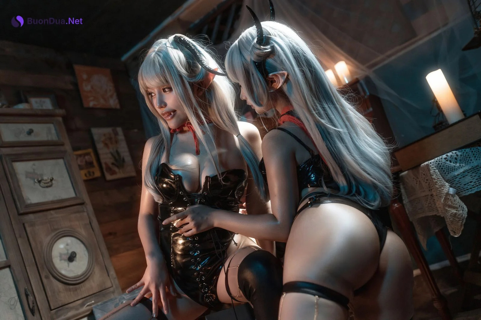 [一笑芳香沁&蠢沫沫] 双人吸血鬼 Vampire Twins - Photo 3