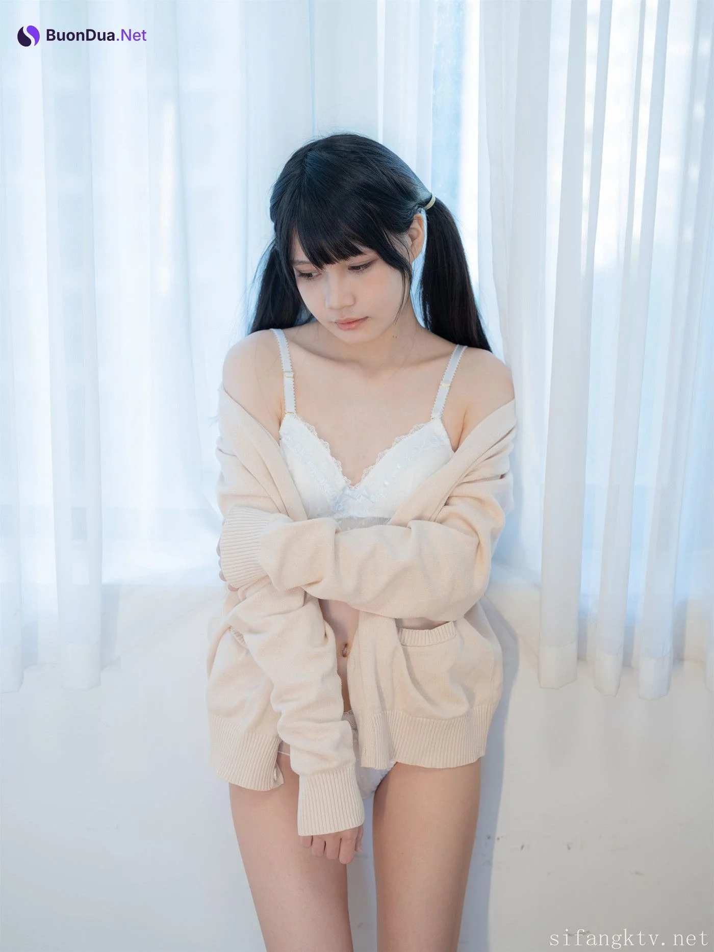 少女秩序 内部定制 VIP06 双马尾少女胶带捆绑 甜心小妹 完美露脸 - Photo 4