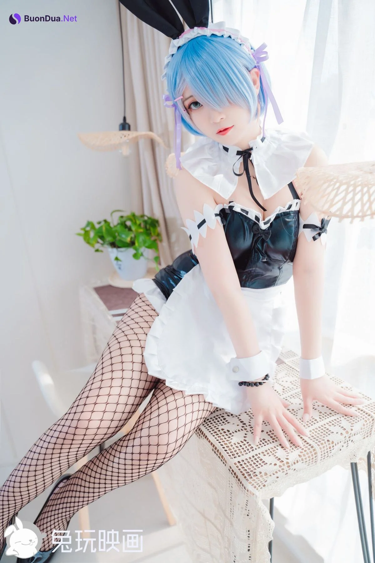 [兔玩映畫] 兔女郎 Vol.062 黑網 - Photo 13