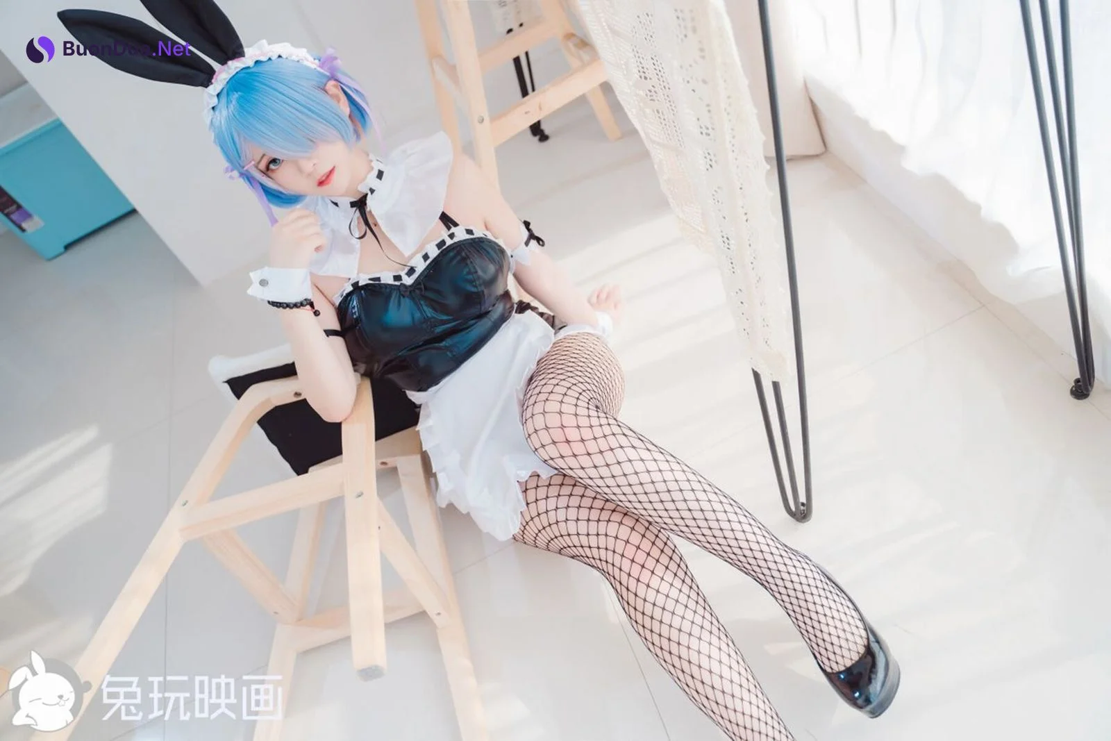 [兔玩映畫] 兔女郎 Vol.062 黑網 - Photo 4