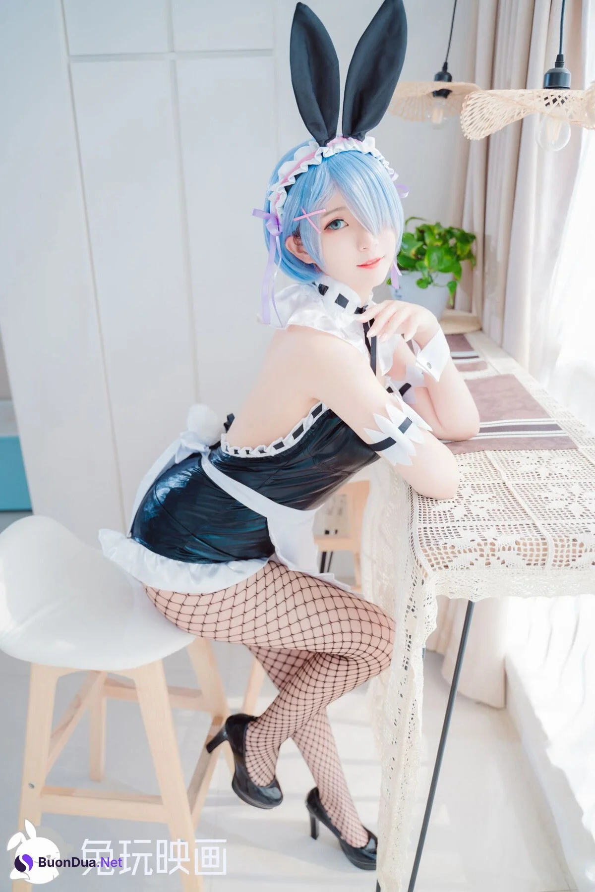 [兔玩映畫] 兔女郎 Vol.062 黑網 - Photo 8