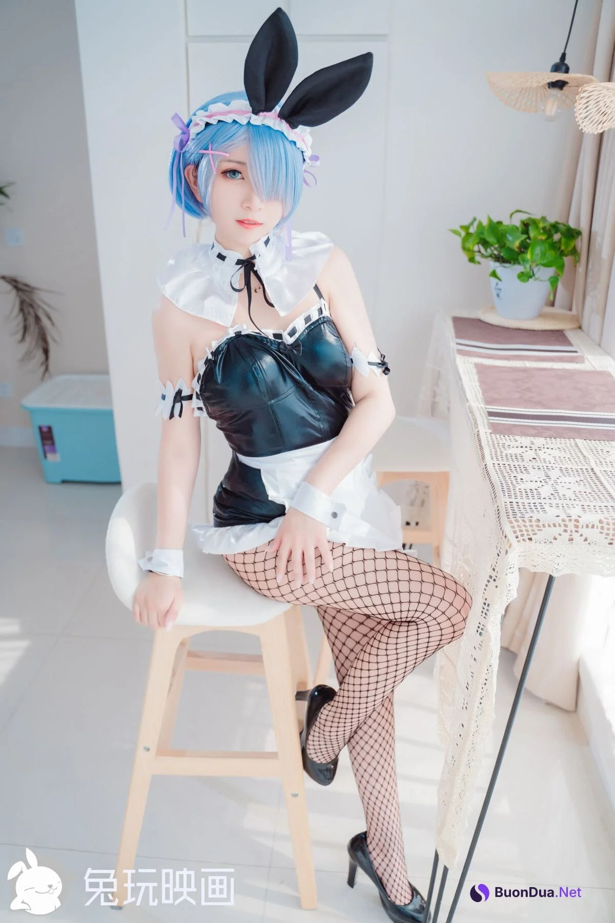 [兔玩映畫] 兔女郎 Vol.062 黑網 - Photo 9