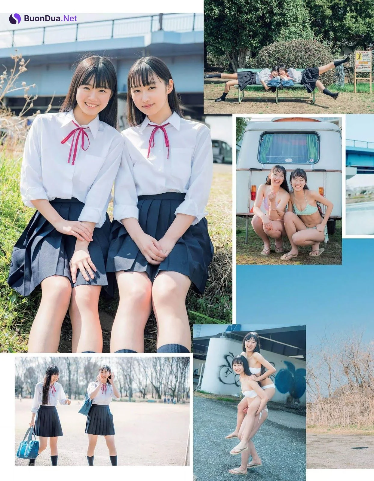 ぴーぴる & れーゆる, Weekly Playboy 2019 No.15 (週刊プレイボーイ 2019年15号) - Photo 3