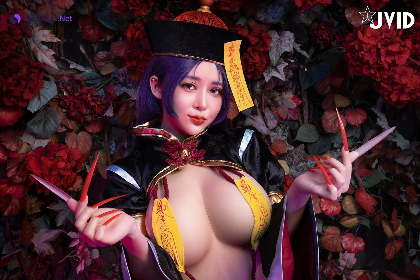 菰蒲風動縱斜影，殭屍奶光《安希》膣得液滿！見我發情——香希趕屍霊幻道士 X 最胸妖怪キョンシー Zombie sex folklore Set.01 - Photo 10