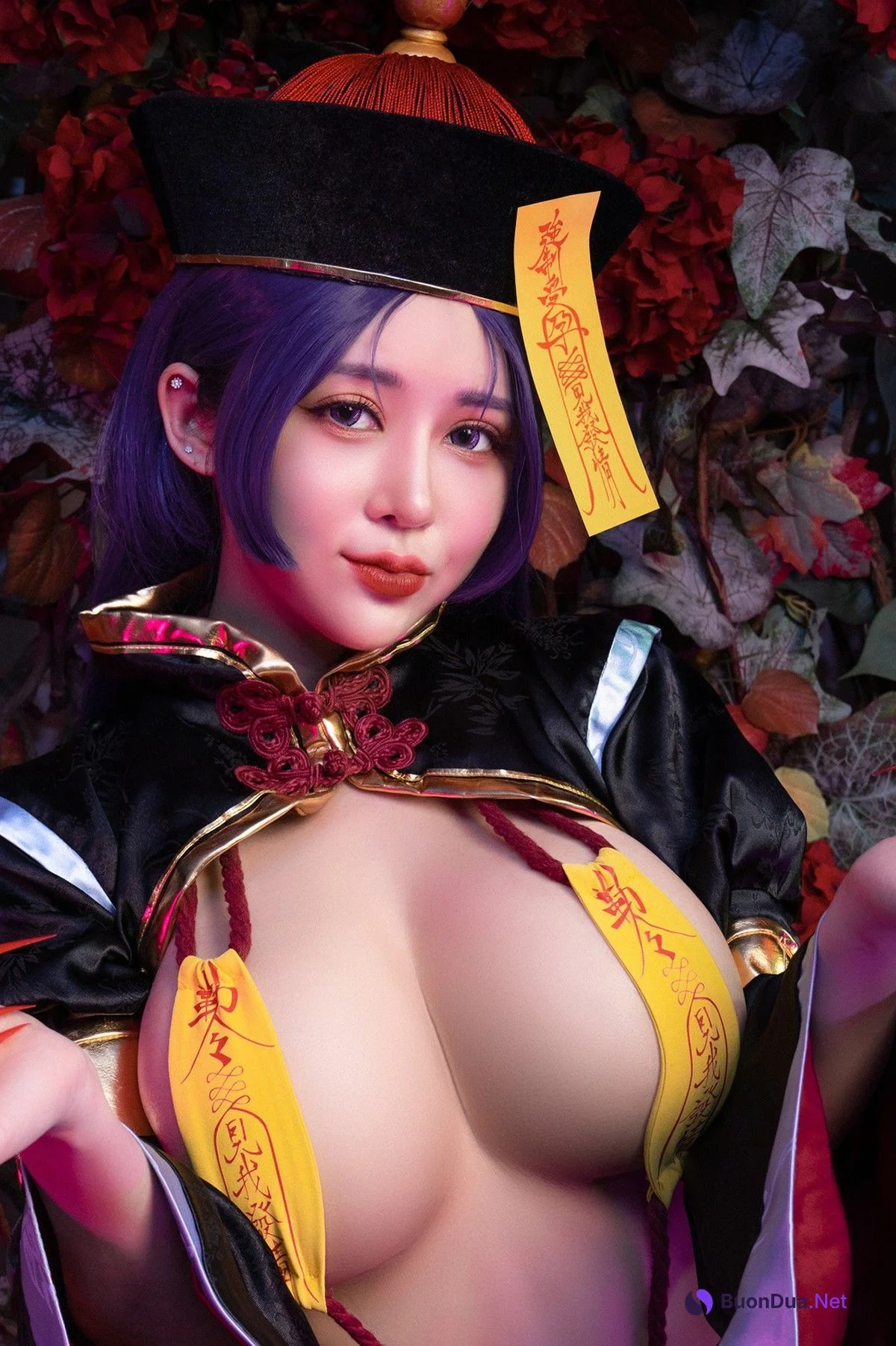 菰蒲風動縱斜影，殭屍奶光《安希》膣得液滿！見我發情——香希趕屍霊幻道士 X 最胸妖怪キョンシー Zombie sex folklore Set.01 - Photo 11