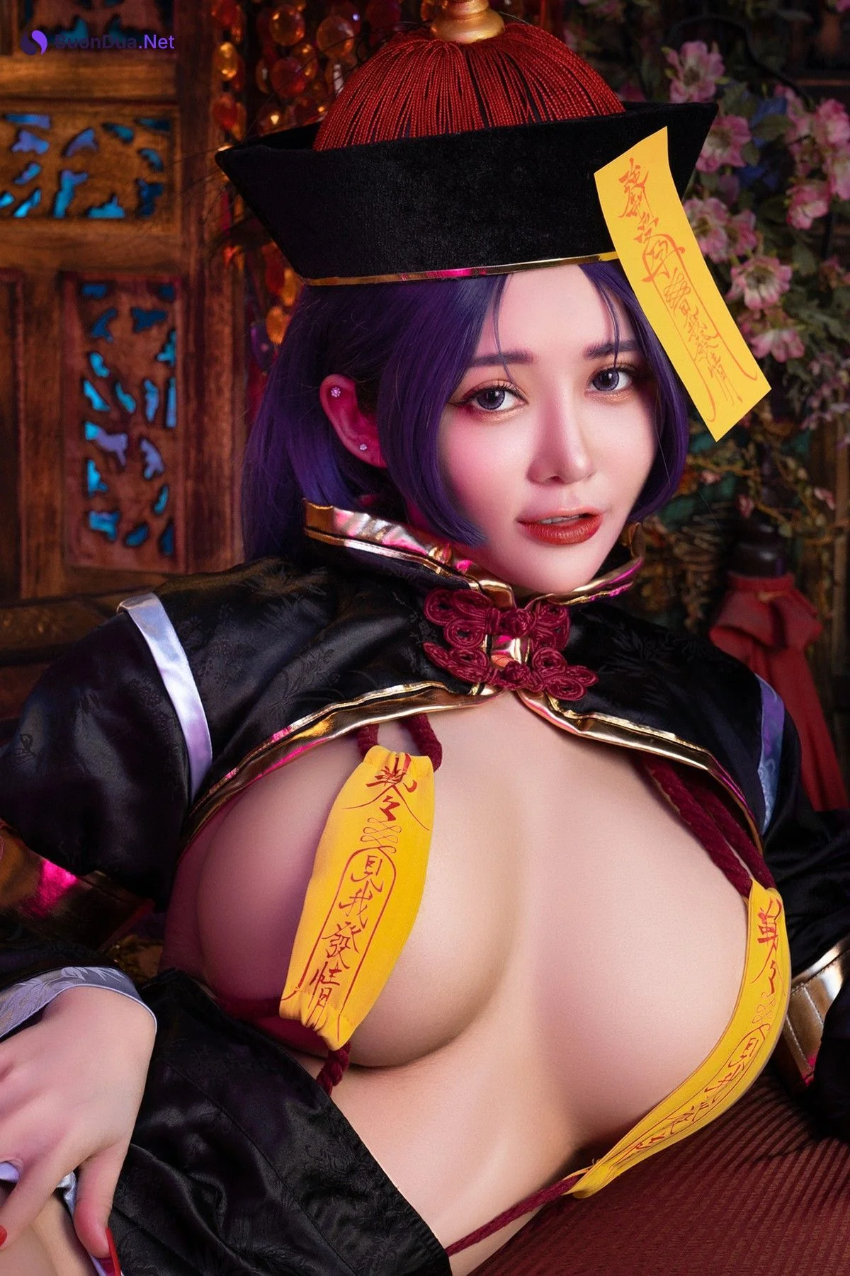 菰蒲風動縱斜影，殭屍奶光《安希》膣得液滿！見我發情——香希趕屍霊幻道士 X 最胸妖怪キョンシー Zombie sex folklore Set.01 - Photo 20