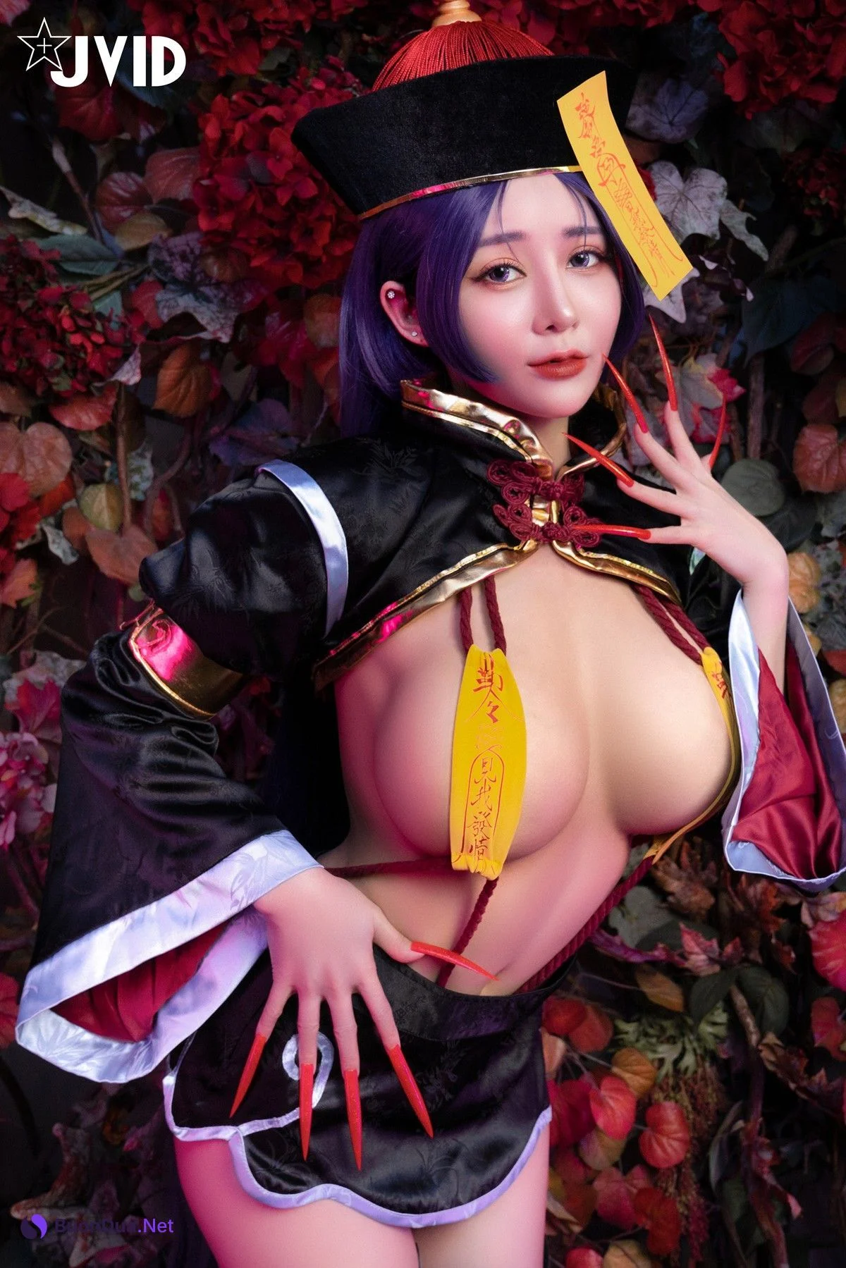 菰蒲風動縱斜影，殭屍奶光《安希》膣得液滿！見我發情——香希趕屍霊幻道士 X 最胸妖怪キョンシー Zombie sex folklore Set.01 - Photo 6