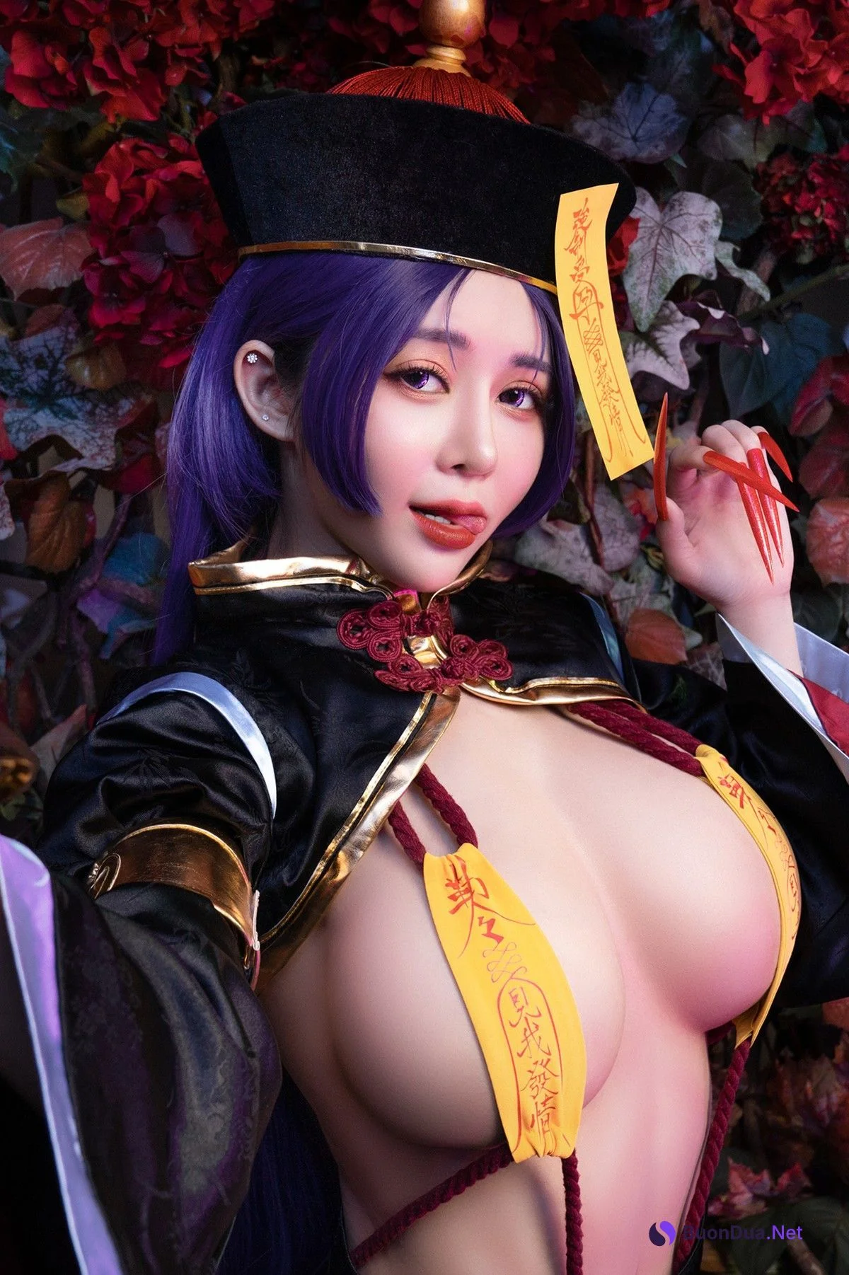 菰蒲風動縱斜影，殭屍奶光《安希》膣得液滿！見我發情——香希趕屍霊幻道士 X 最胸妖怪キョンシー Zombie sex folklore Set.02 - Photo 3