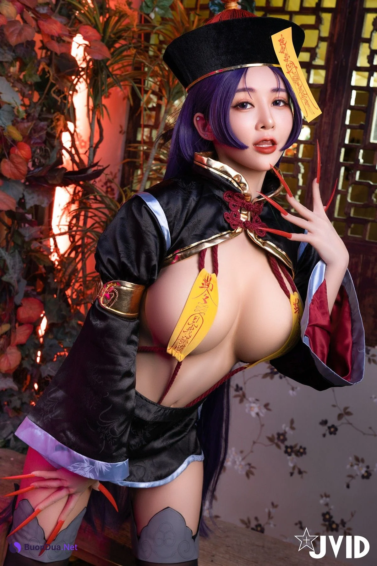 菰蒲風動縱斜影，殭屍奶光《安希》膣得液滿！見我發情——香希趕屍霊幻道士 X 最胸妖怪キョンシー Zombie sex folklore Set.02 - Photo 5