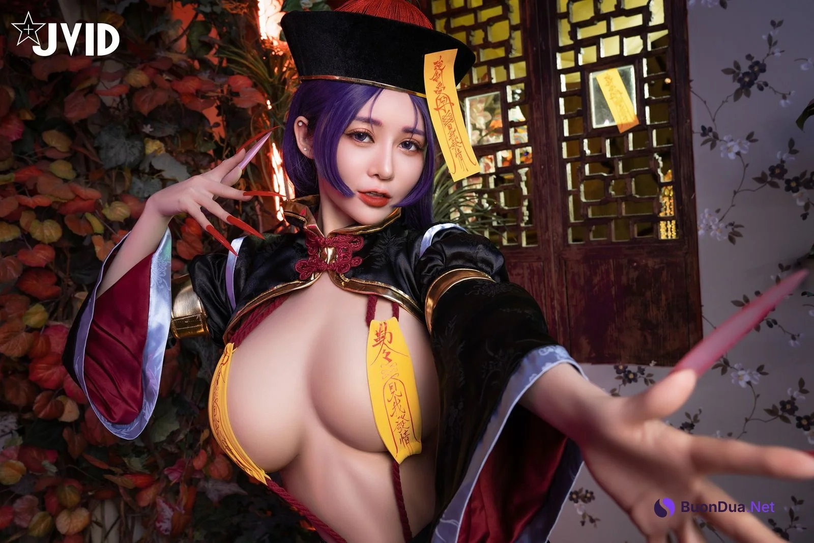 菰蒲風動縱斜影，殭屍奶光《安希》膣得液滿！見我發情——香希趕屍霊幻道士 X 最胸妖怪キョンシー Zombie sex folklore Set.02 - Photo 6