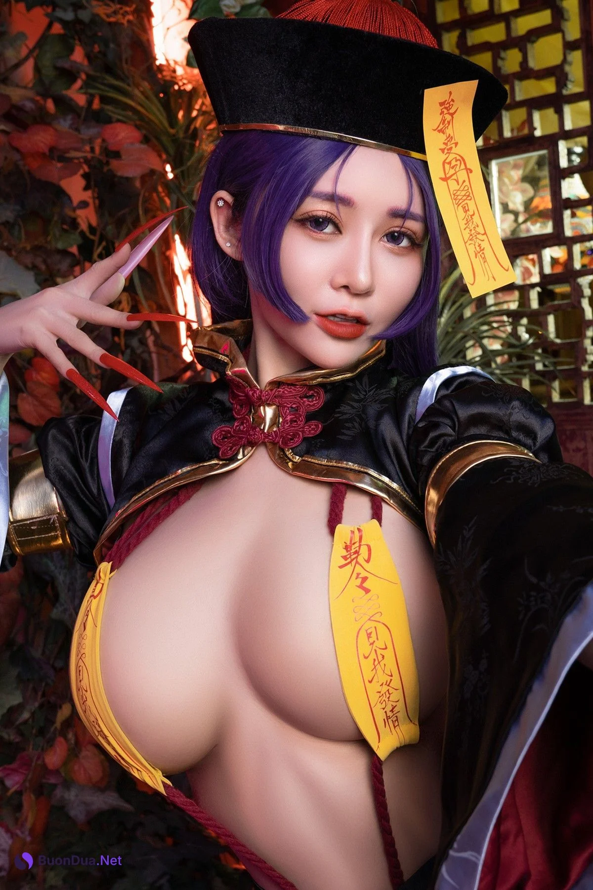 菰蒲風動縱斜影，殭屍奶光《安希》膣得液滿！見我發情——香希趕屍霊幻道士 X 最胸妖怪キョンシー Zombie sex folklore Set.02 - Photo 7