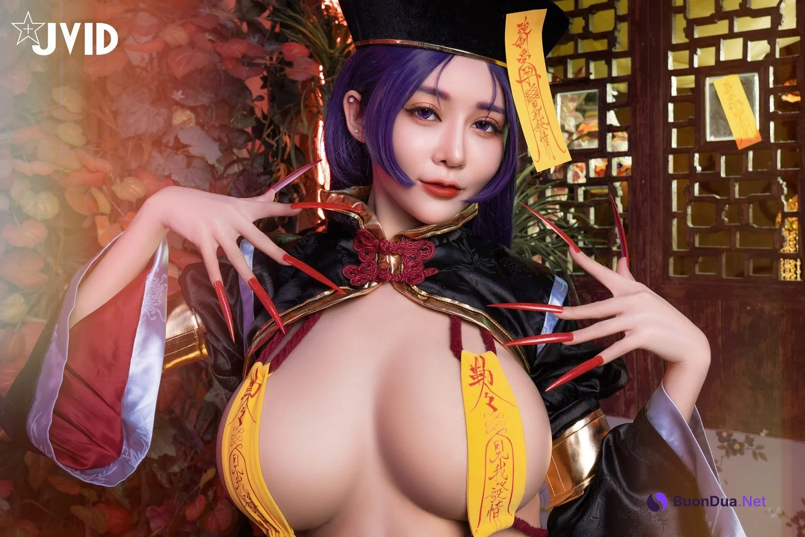 菰蒲風動縱斜影，殭屍奶光《安希》膣得液滿！見我發情——香希趕屍霊幻道士 X 最胸妖怪キョンシー Zombie sex folklore Set.02 - Photo 8
